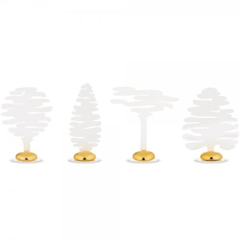Weiß Alessi (4-teilig) Barkplace Tree Geschirr Tischkartenhalter