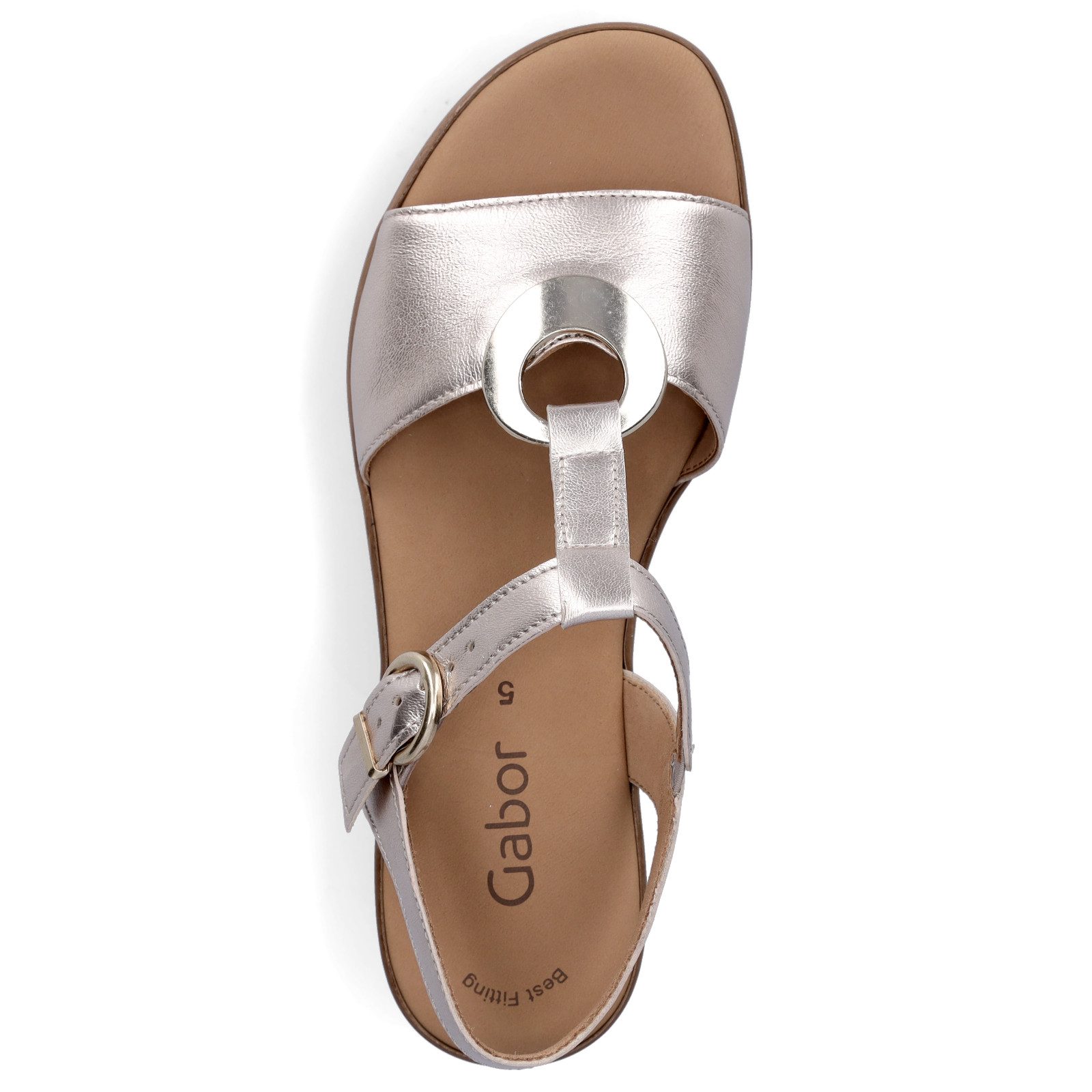 Gabor Gabor Damen Keilsandalette gold Sandale