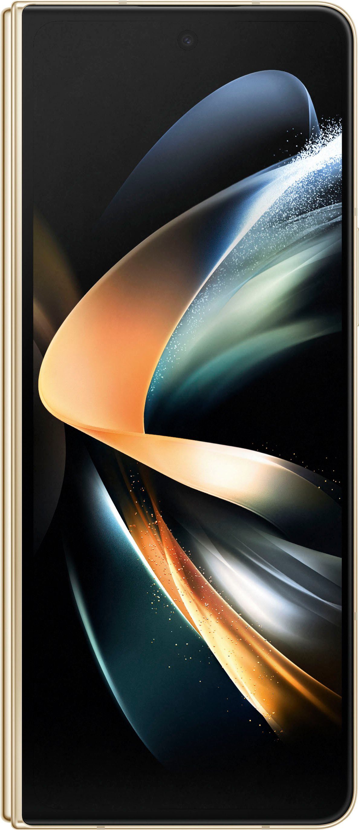 Galaxy Samsung Smartphone Z Speicherplatz, Fold4 (19,21 GB Beige MP 512 50 Kamera) Zoll, cm/7,6