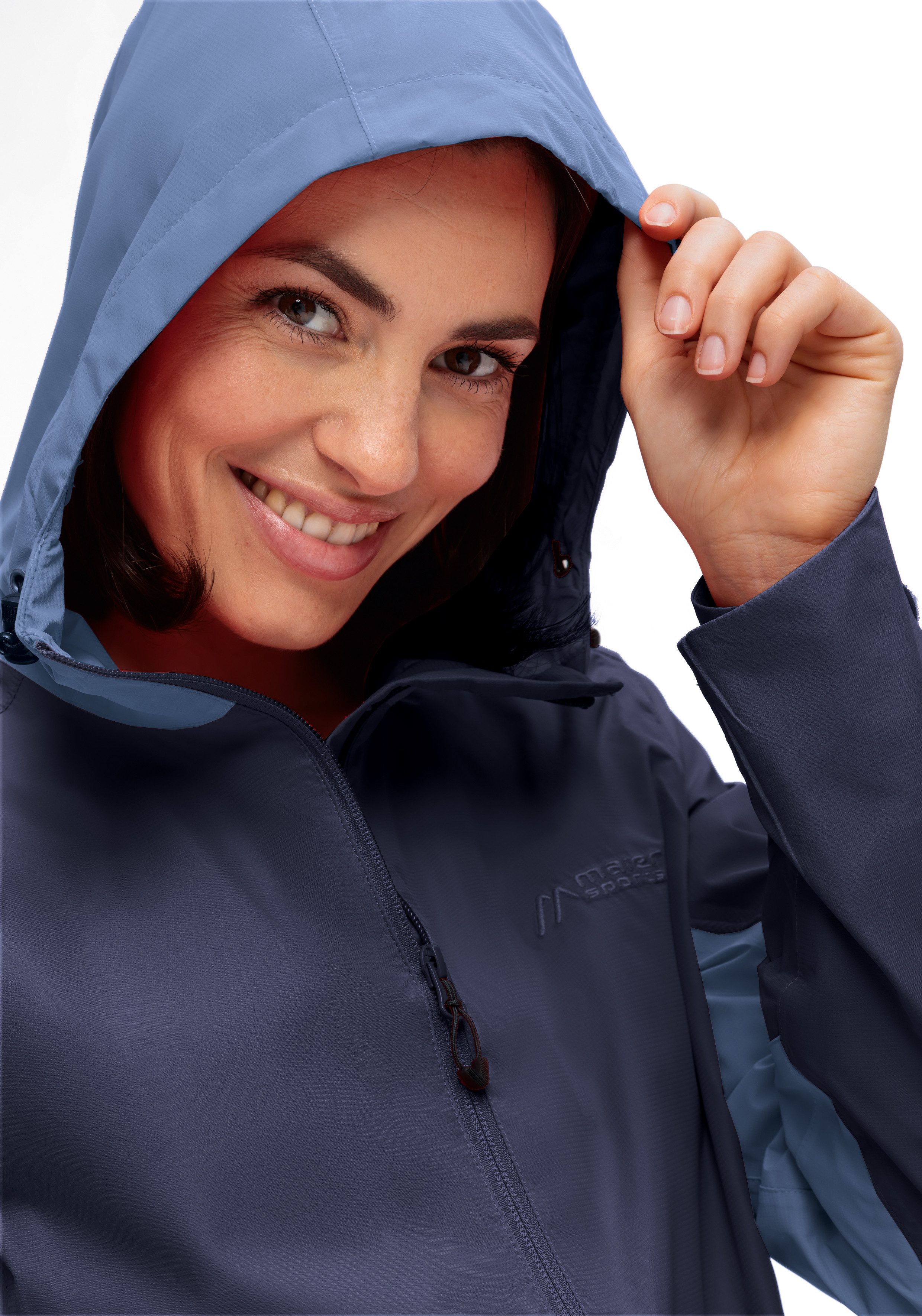 Maier Sports Regenjacke Brocken W Damen Jacke wasserdicht, moderner Windbreaker, Outdoorjacke, Reg. Fit