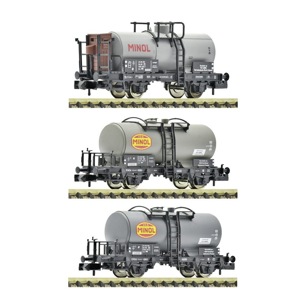 Fleischmann Güterwagen Fleischmann 6660152 N 3-tlg. Set: Kesselwagen, DR