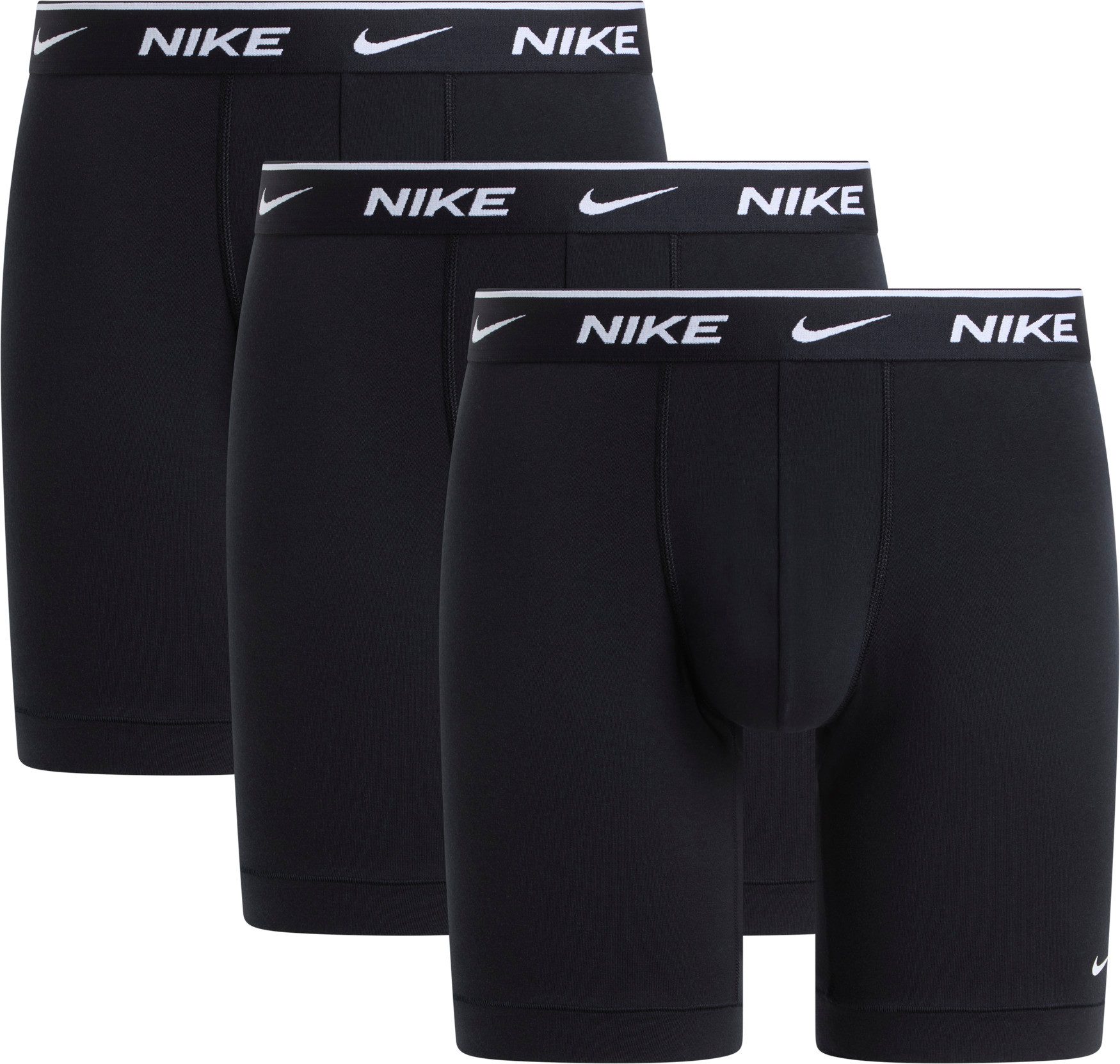 Nike Underwear Boxer BOXER BRIEF LONG 3PK (Packung, 3-St., 3er) mit Logo-Elastikbund