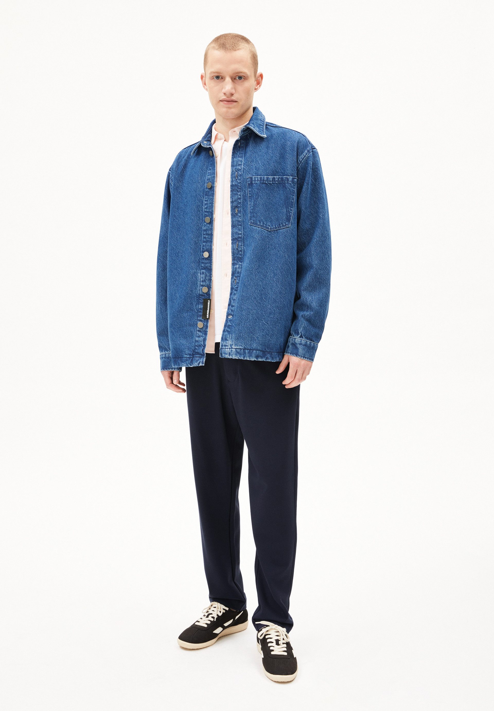 Armedangels Blouson YUNAAI Overshirt aus Bio-Baumwoll Mix Relaxed Fit