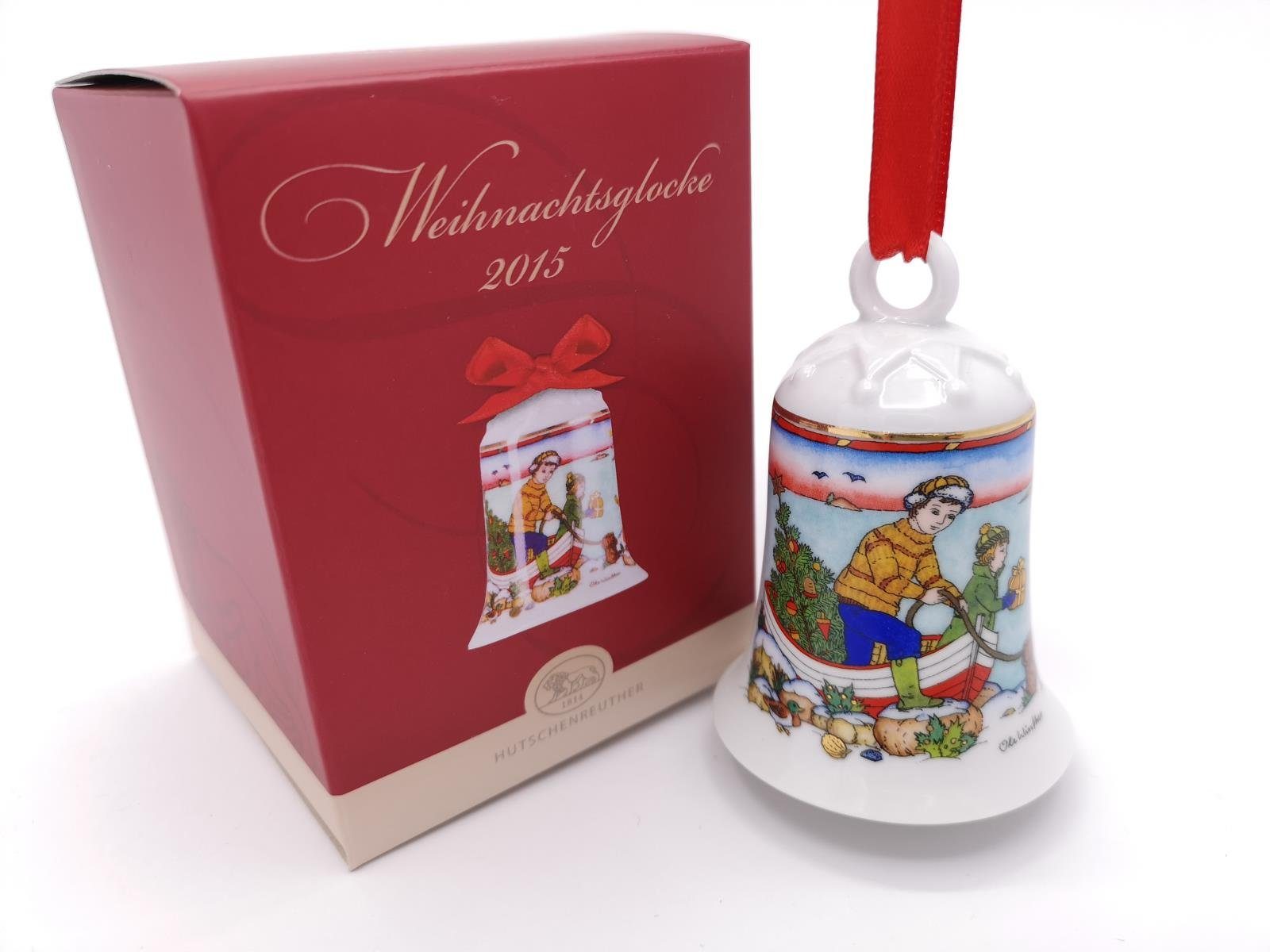 - Hutschenreuther in 2015 OVP Christbaumschmuck 2015 Glocke