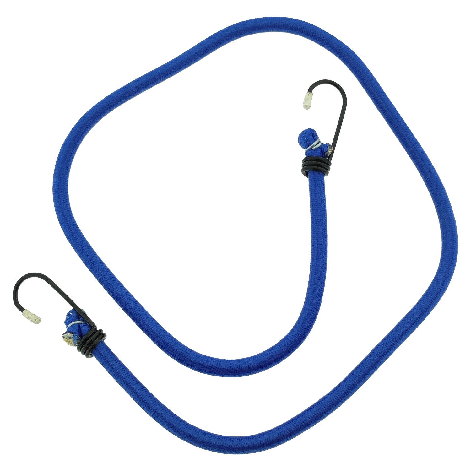 HundB Gummiband Spanngummi 1,05 mm, ausziehbar auf ca. 1,85 cm blau, Gepäckspanner Gummiseil Expander Riemen Spanngurt