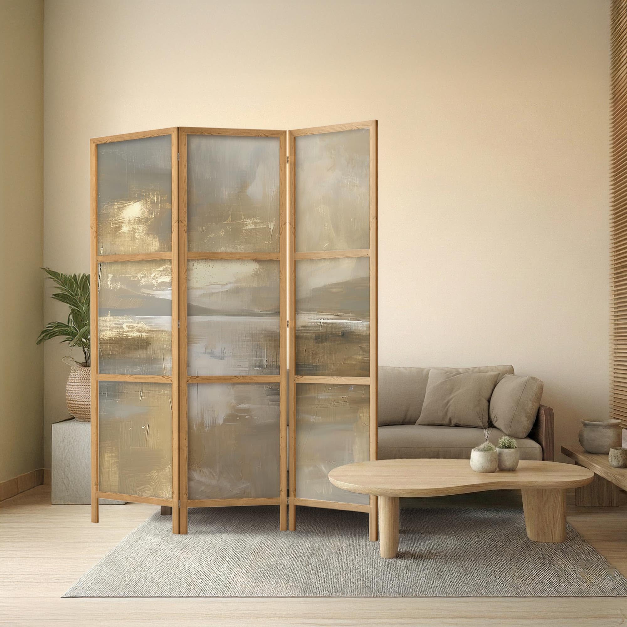 framed concept Paravent, Akustischer Raumteiler, 135x172 & 225x172 cm, beidseitig, Schallschutz