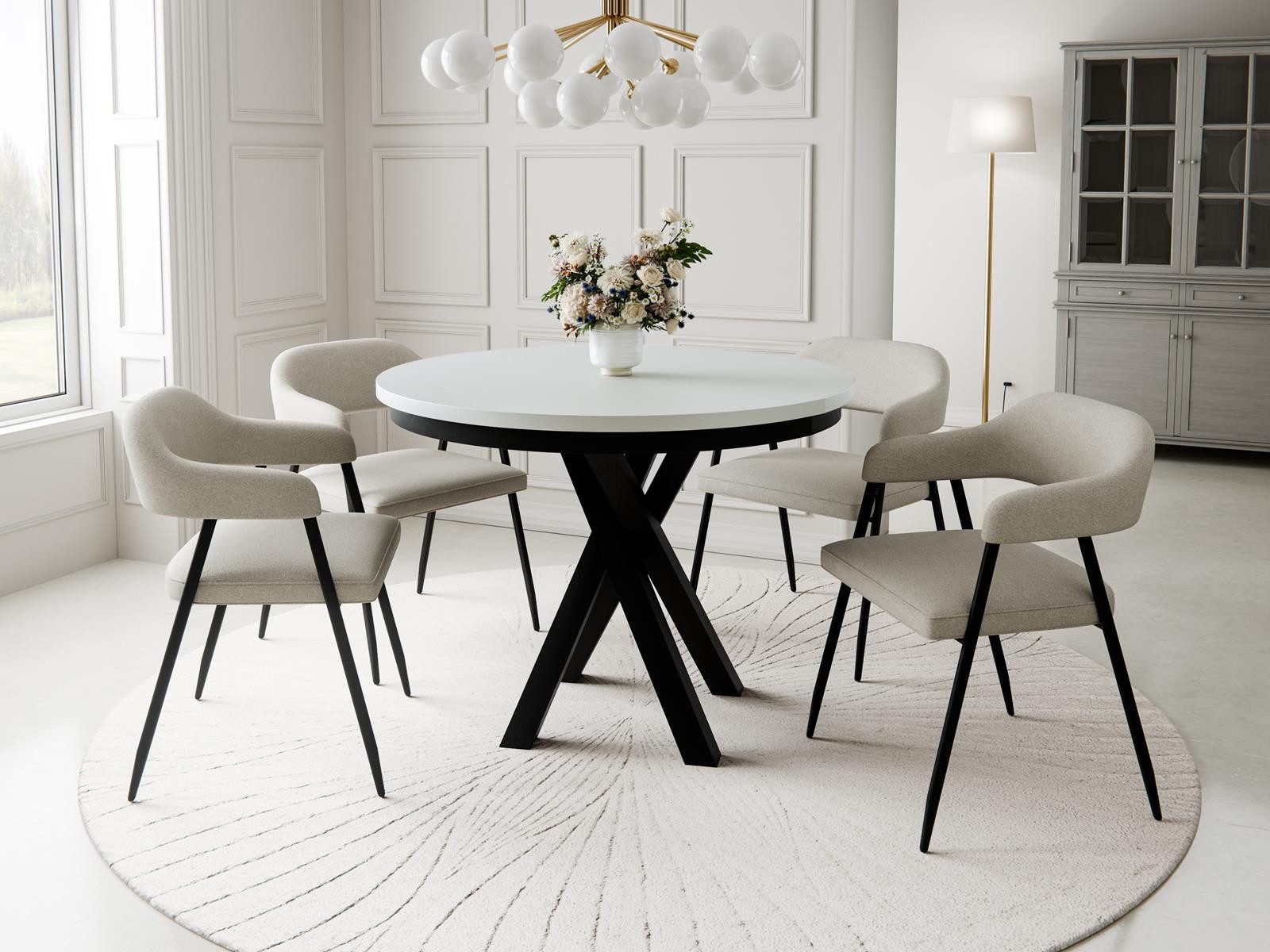 Compleo Esstisch Esszimmer, Modern, Japandi, Industrial - Küchentisch - Run günstig online kaufen