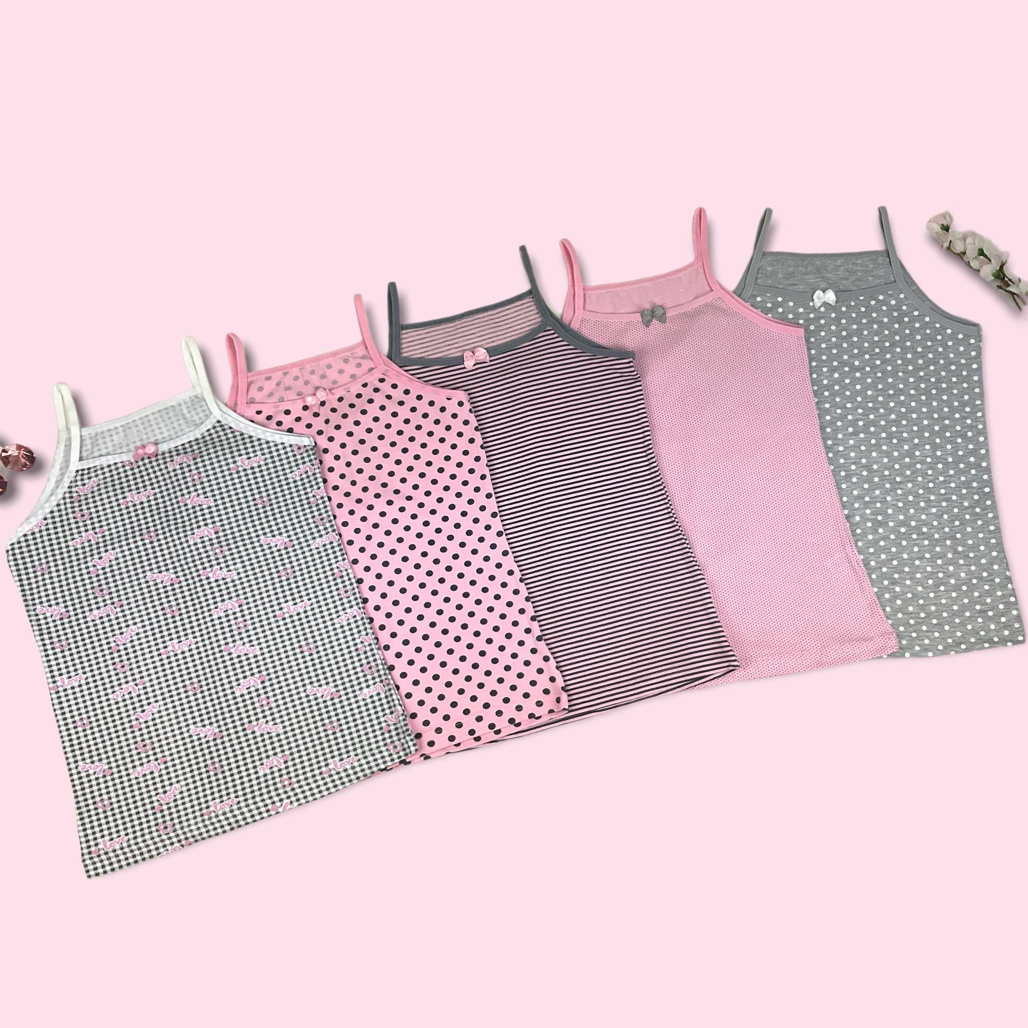 LOREZA Unterhemd »5 Kinder Mädchen Unterhemden Unterwäsche Tank« (5 Stück)  online kaufen | OTTO