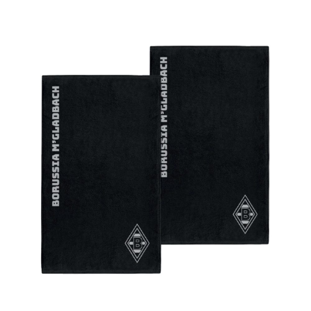 Borussia Mönchengladbach Handtuch Borussia M´Gladbach Gästehandtuch Set "black"