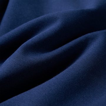 vidaXL A-Linien-Kleid Kinder-Pulloverkleid mit Kaninchen-Aufdruck Marineblau 128