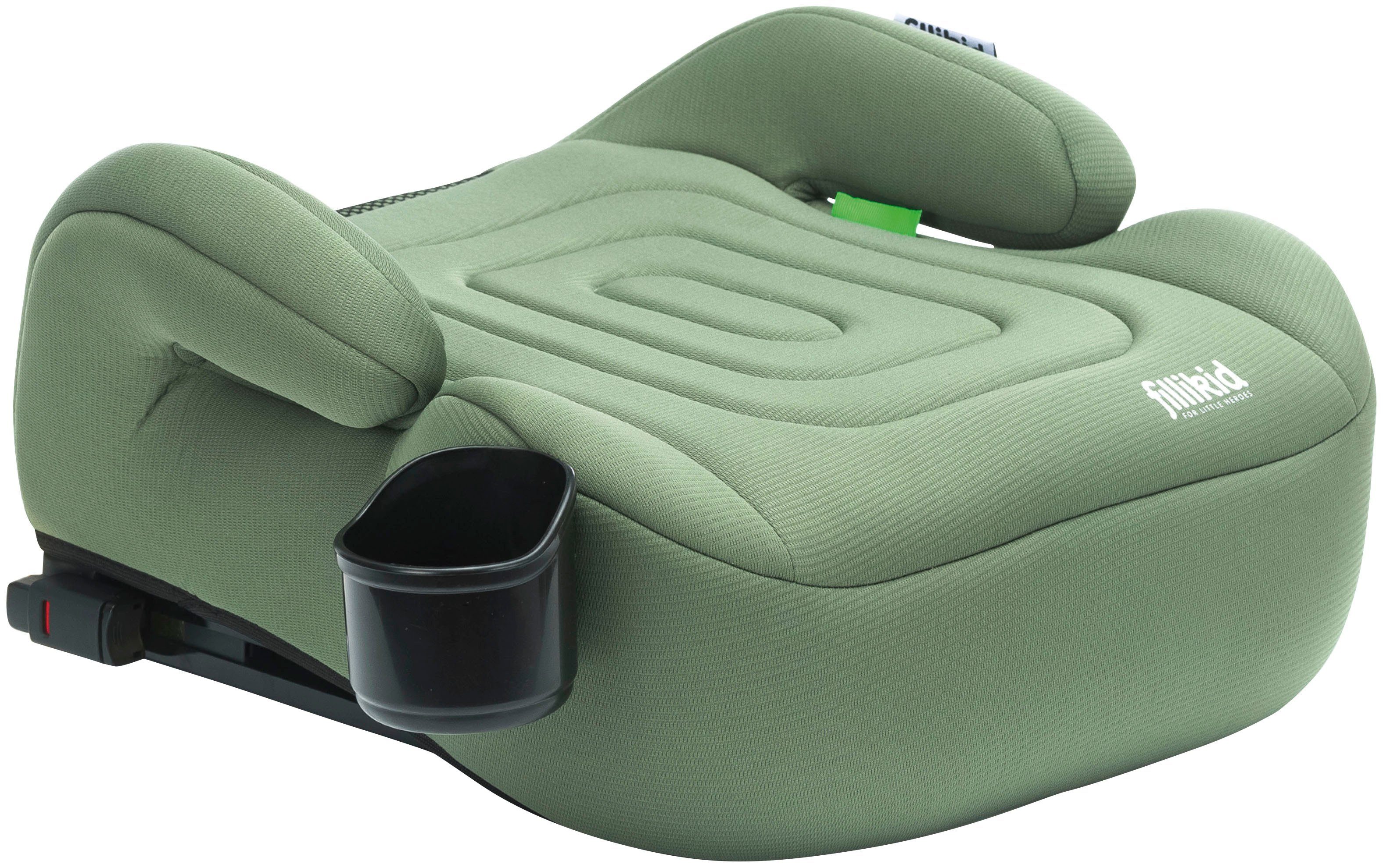 Fillikid Детские сиденьяrhöhung Flip Deluxe, Auto mit verstellbarem Iso-Fix, ab: ab 6 Jahren, bis: bis 12 Jahre, ab: 125 cm, bis: 150 cm, mit Flaschenhalter