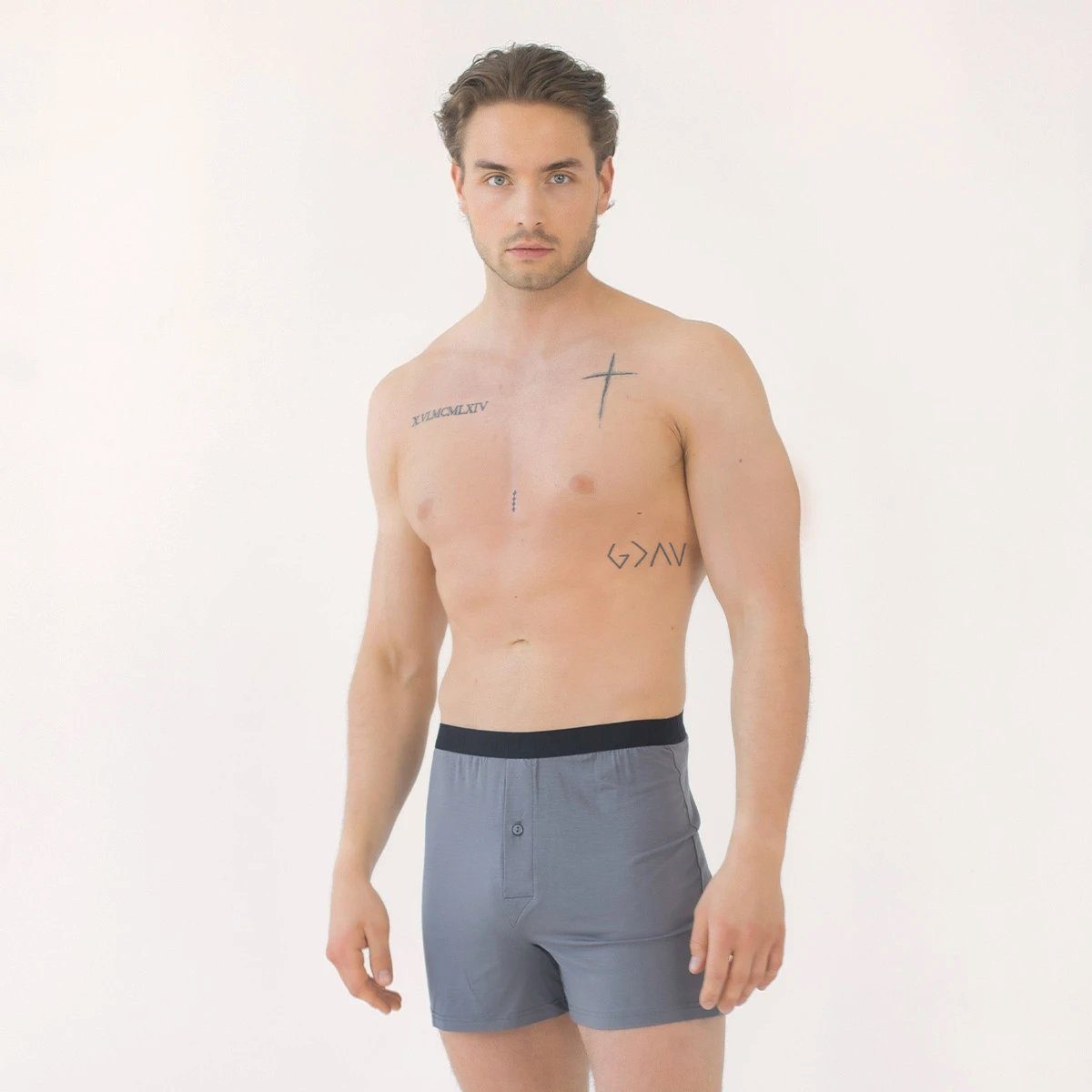 Boxershorts Retro Boxershorts Pants Herren Männer Unterhosen aus Buchenholzfasern