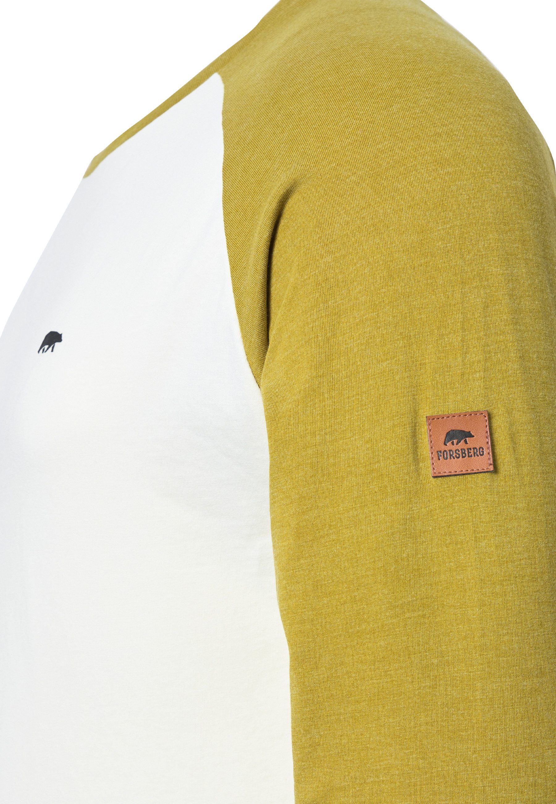 FORSBERG T-Shirt Longsleeve mit Gummi-Patch