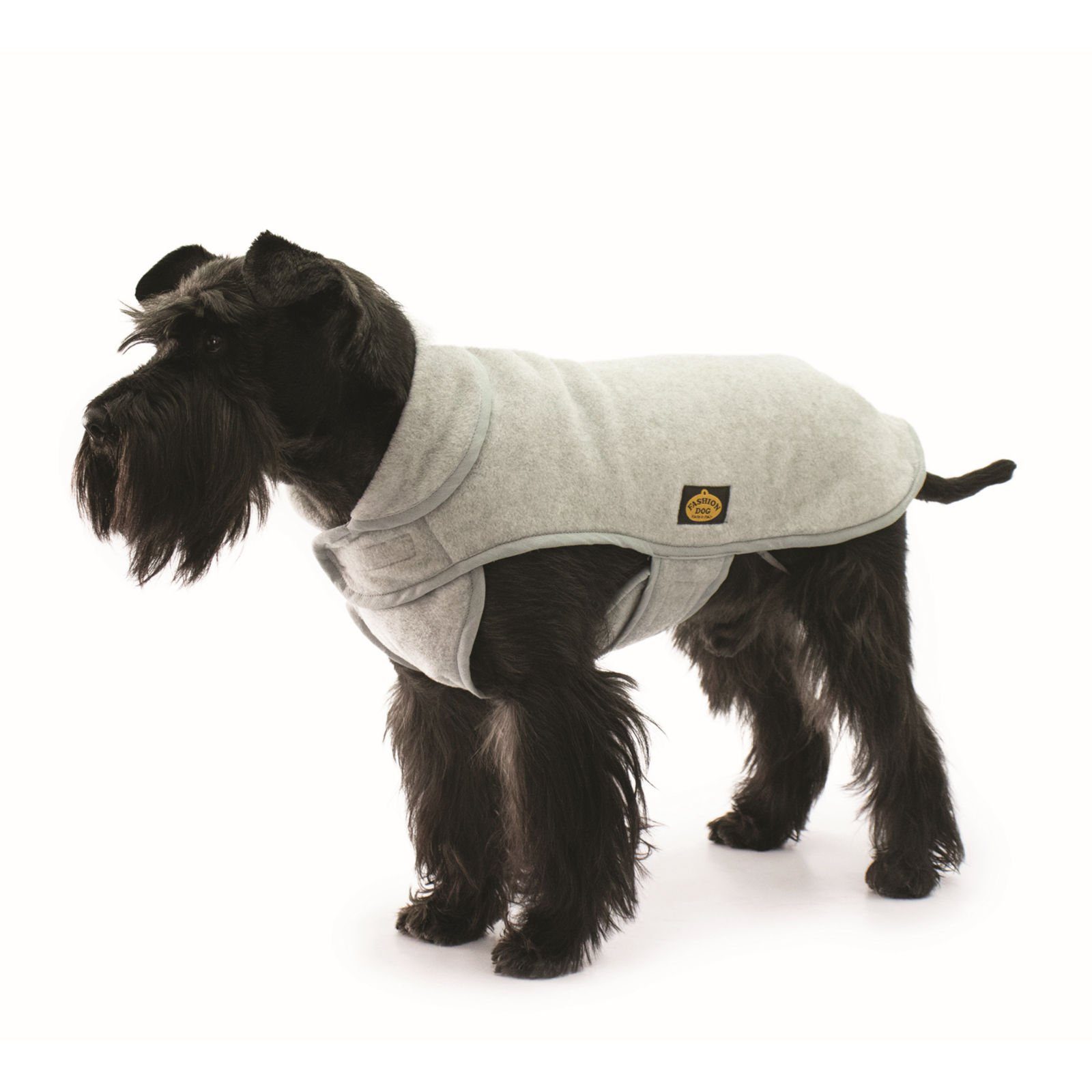 Fashion Dog Hundemantel Fleece-Hundemantel, Grau