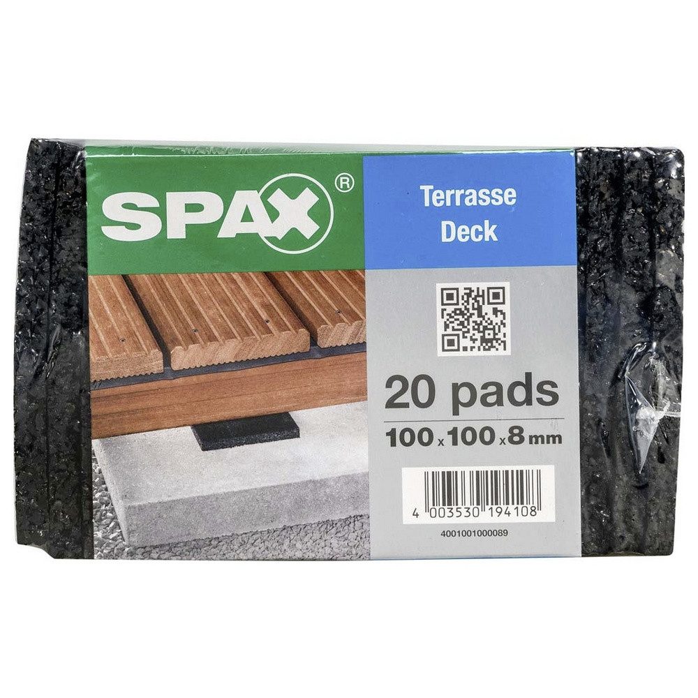 SPAX Montagezubehör SPAX Abstandshalter 100 mm 4001001000089 20 St. (L x B x H) 100 x 1