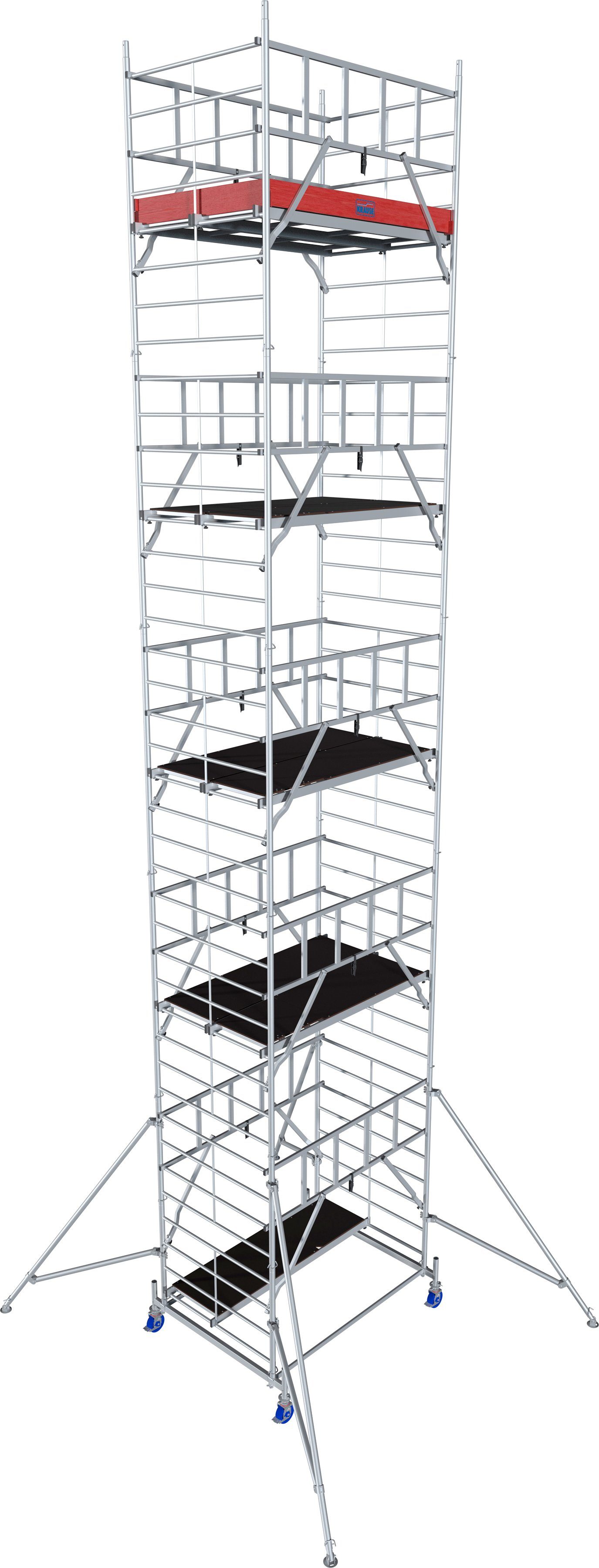 KRAUSE Fahrgerüst ProTec XXL Breitaufbau, (Set), Arbeitshöhe: 11,3 Meter