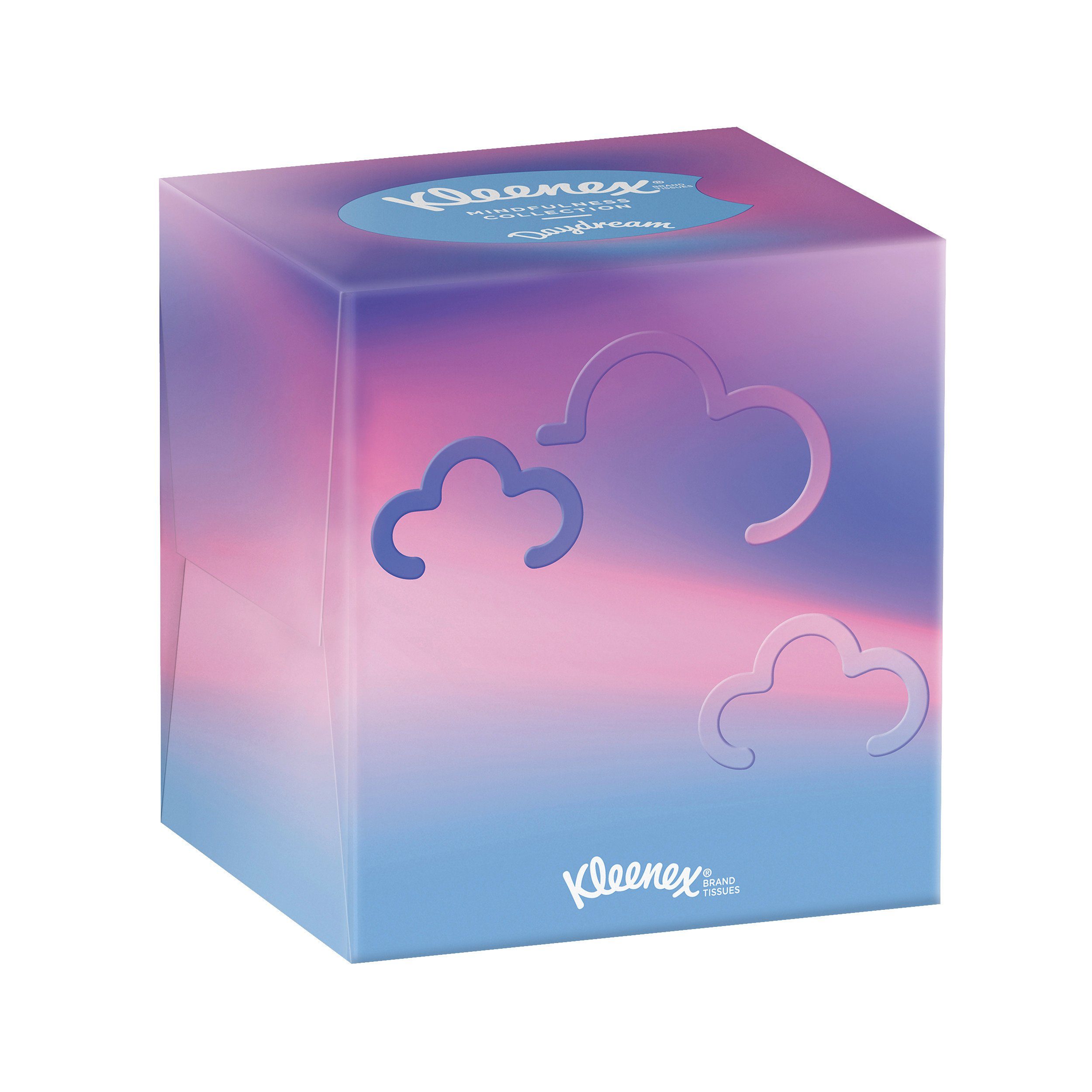 KLEENEX Kosmetiktücher Kosmetiktücher-Boxen 3-lagig Collection Würfel 12x48 Tücher