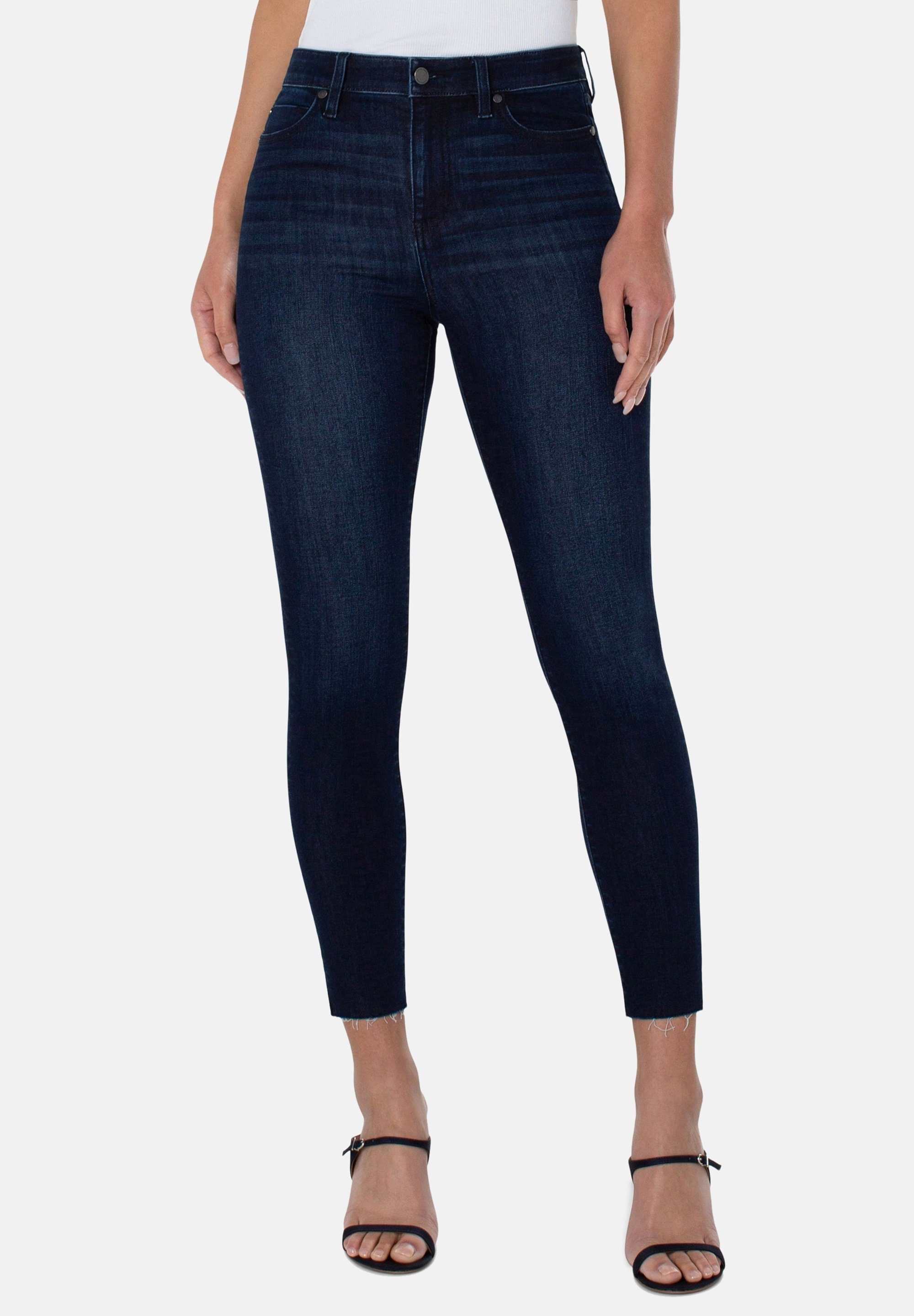 Liverpool Skinny-fit-Jeans Abby High Rise Ankle Skinny With Cut Hem