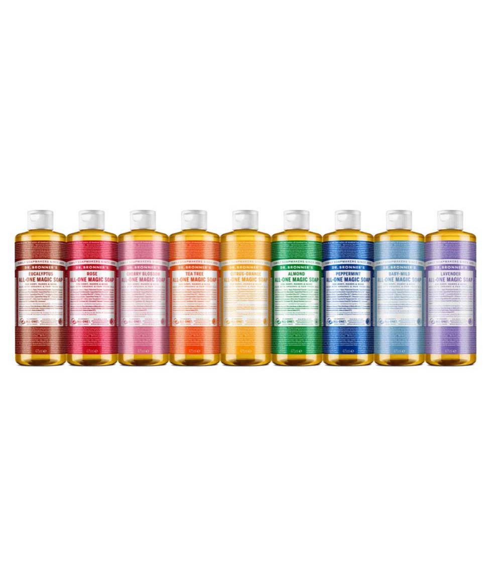 Dr. Bronners Flüssigseife Citrus-Orange, 1-tlg., All-One Magic Soap 475 ml