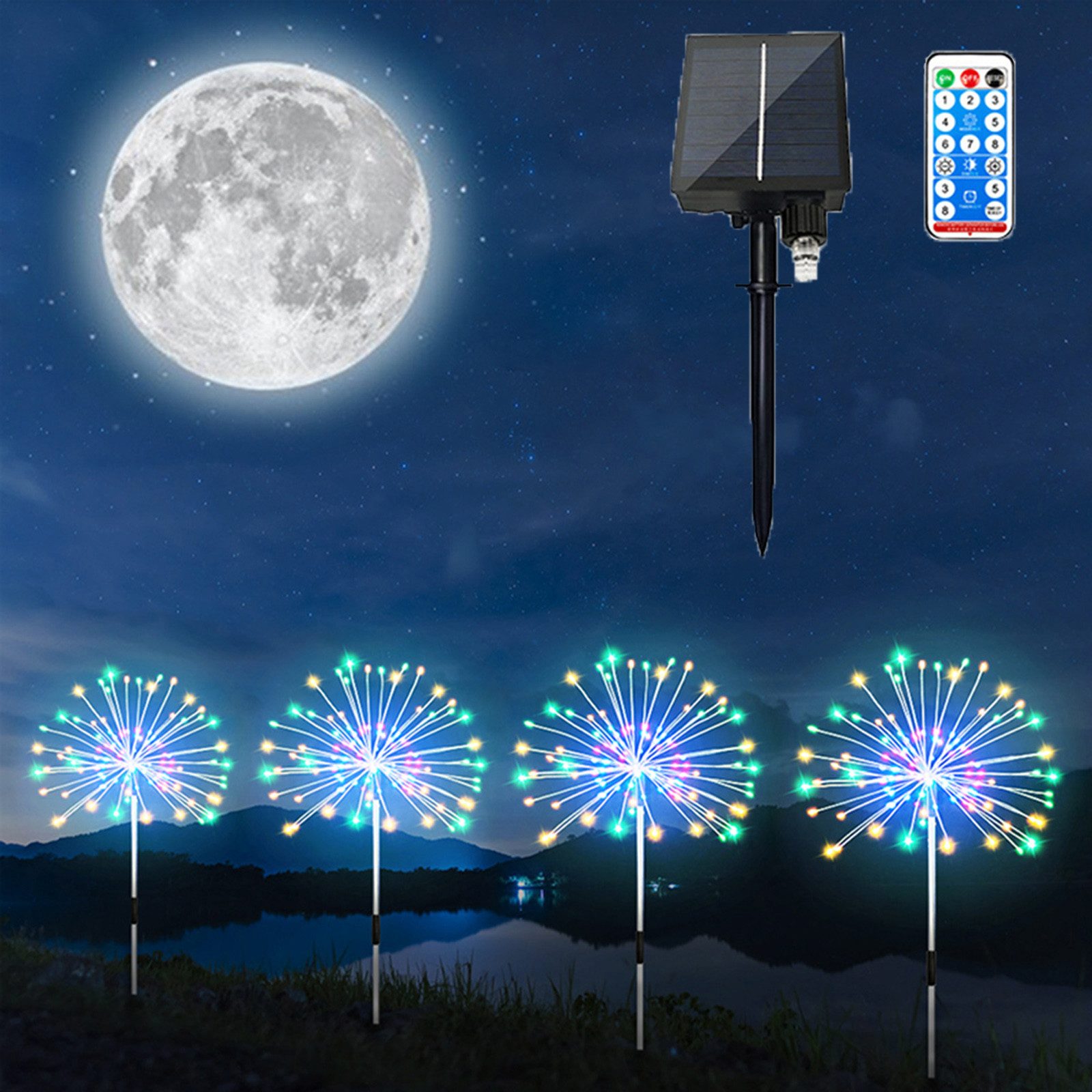 MUPOO LED Solarleuchte 4 Pack LED günstig online kaufen