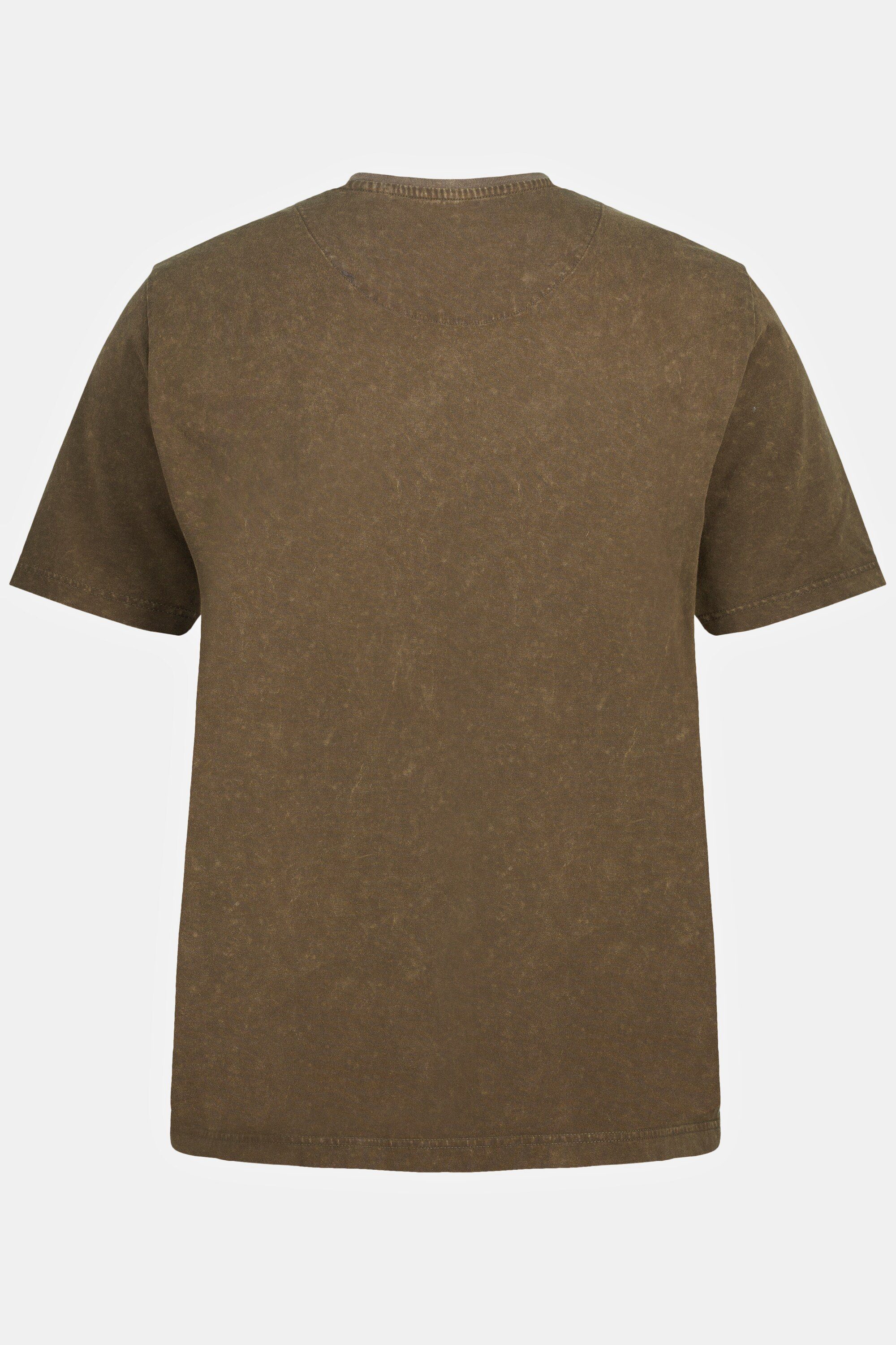T-Shirt Halbarm Brustprint Vintage Look JP1880 Fotoprint T-Shirt
