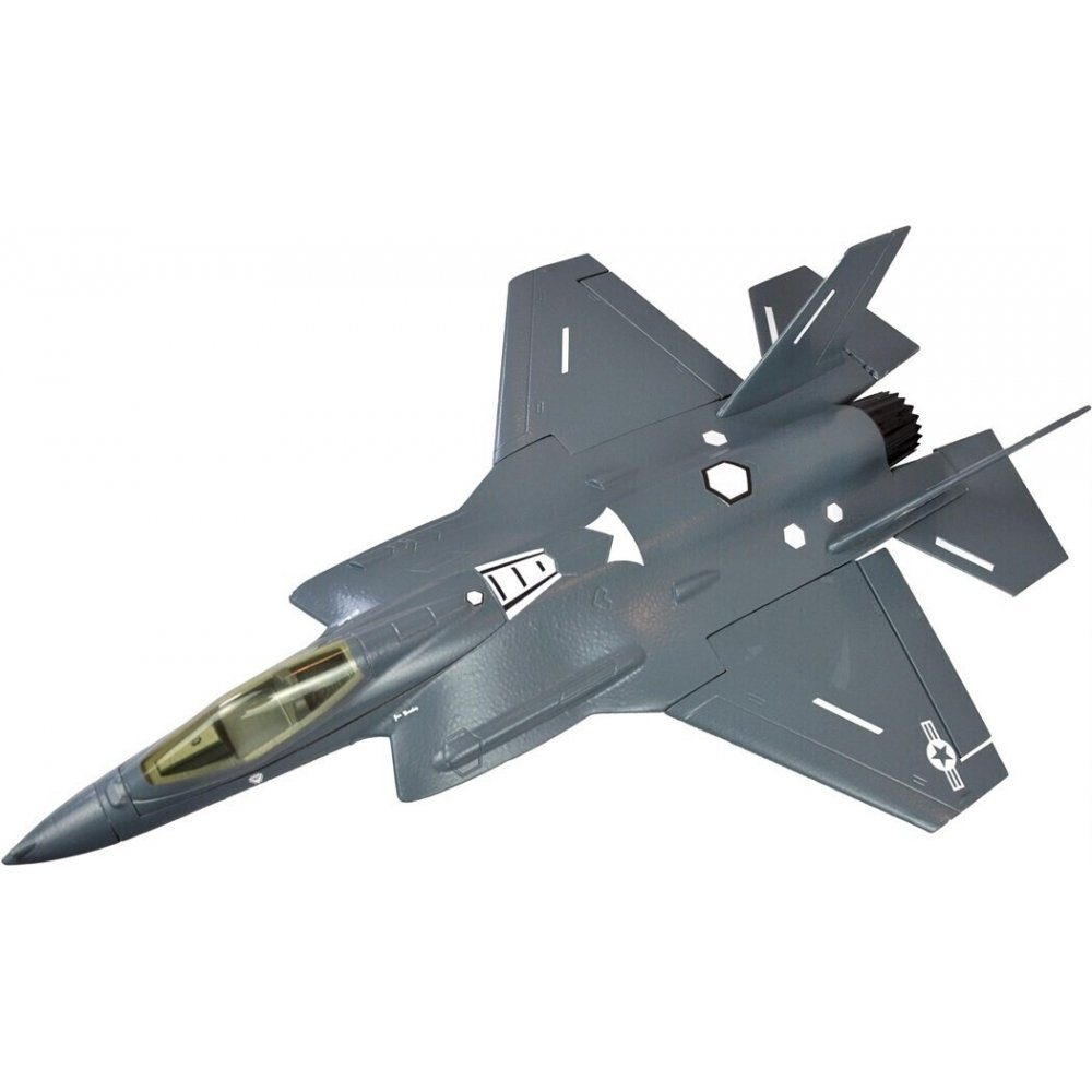 Amewi RC-Flugzeug AMXFlight F-35 Jet EPO PNP - Impeller Flugzeug - grau