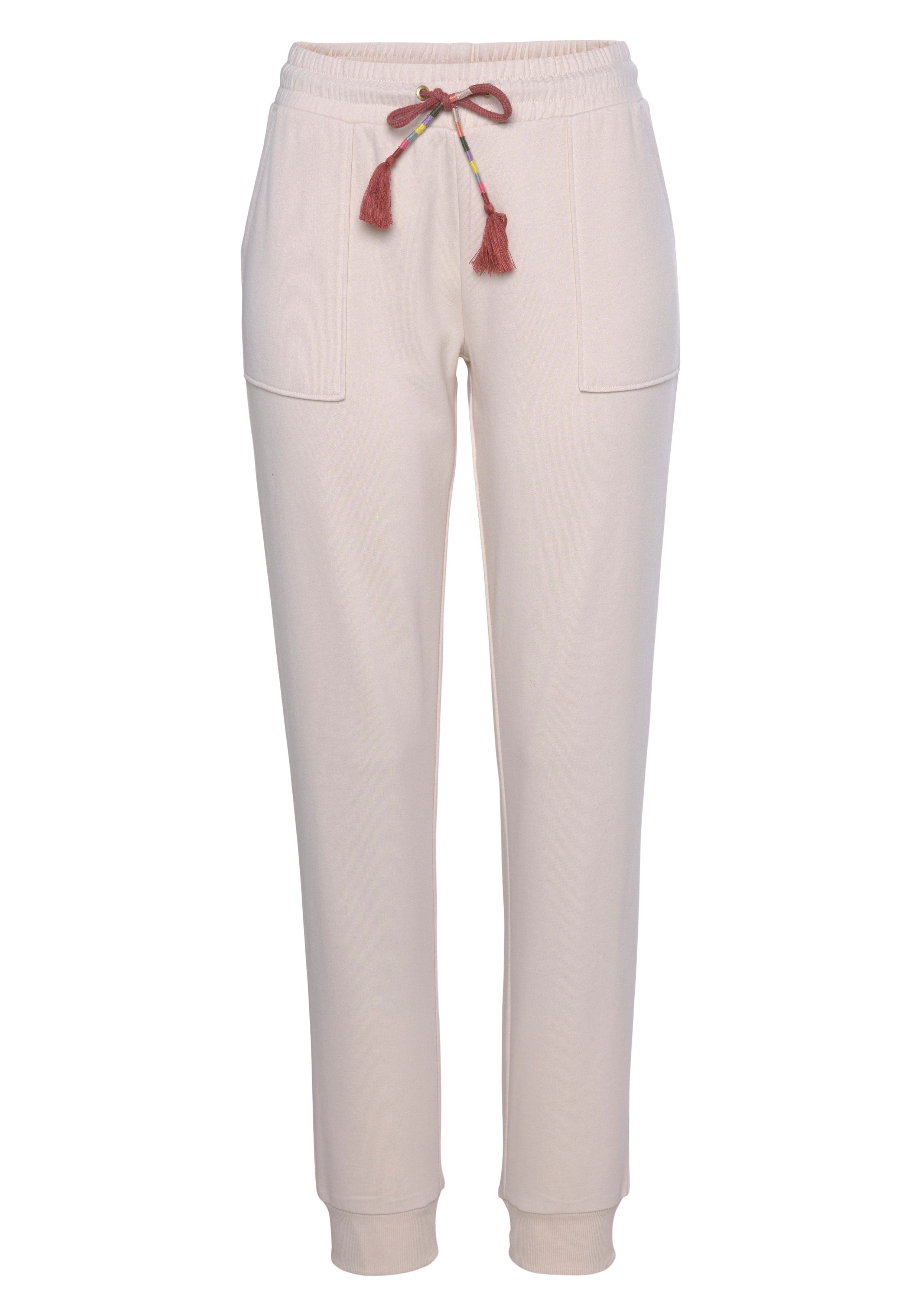 Vivance Sweatpants Relaxhose, Loungehose mit aufgesetzten günstig online kaufen