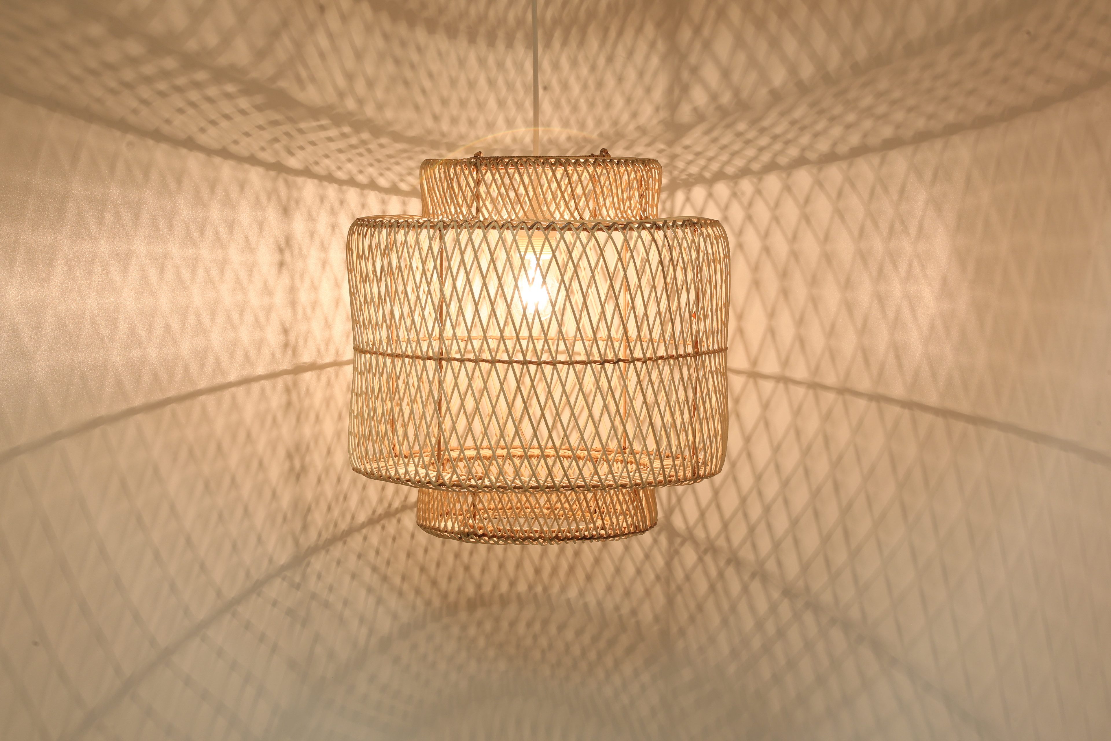 Casa Moro Pendelleuchte Rattan Pendelleuchte Lampe, günstig online kaufen