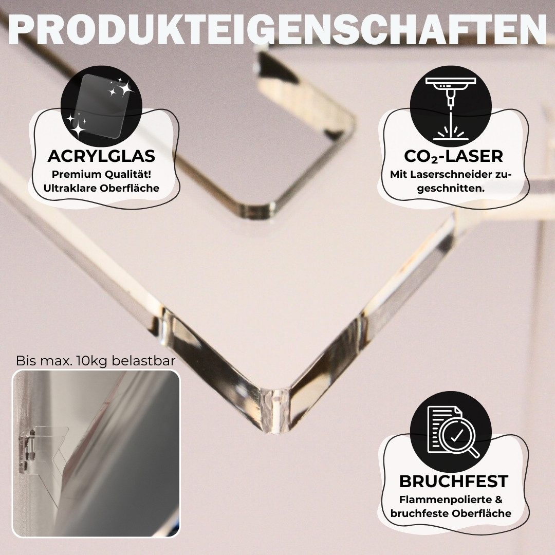 EKNA Snowboard Wandhalterung - Wand Halterung für Skateboard uvm.! (1 St., universal Halterung), inkl. Montagematerial!
