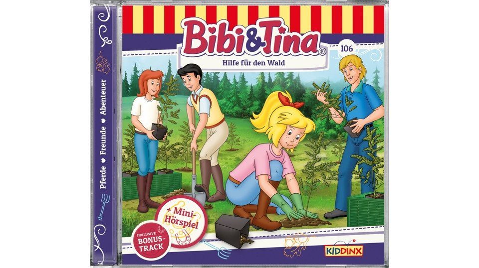 Hörspiel-CD Bibi und Tina 106 - Hilfe für den Wald