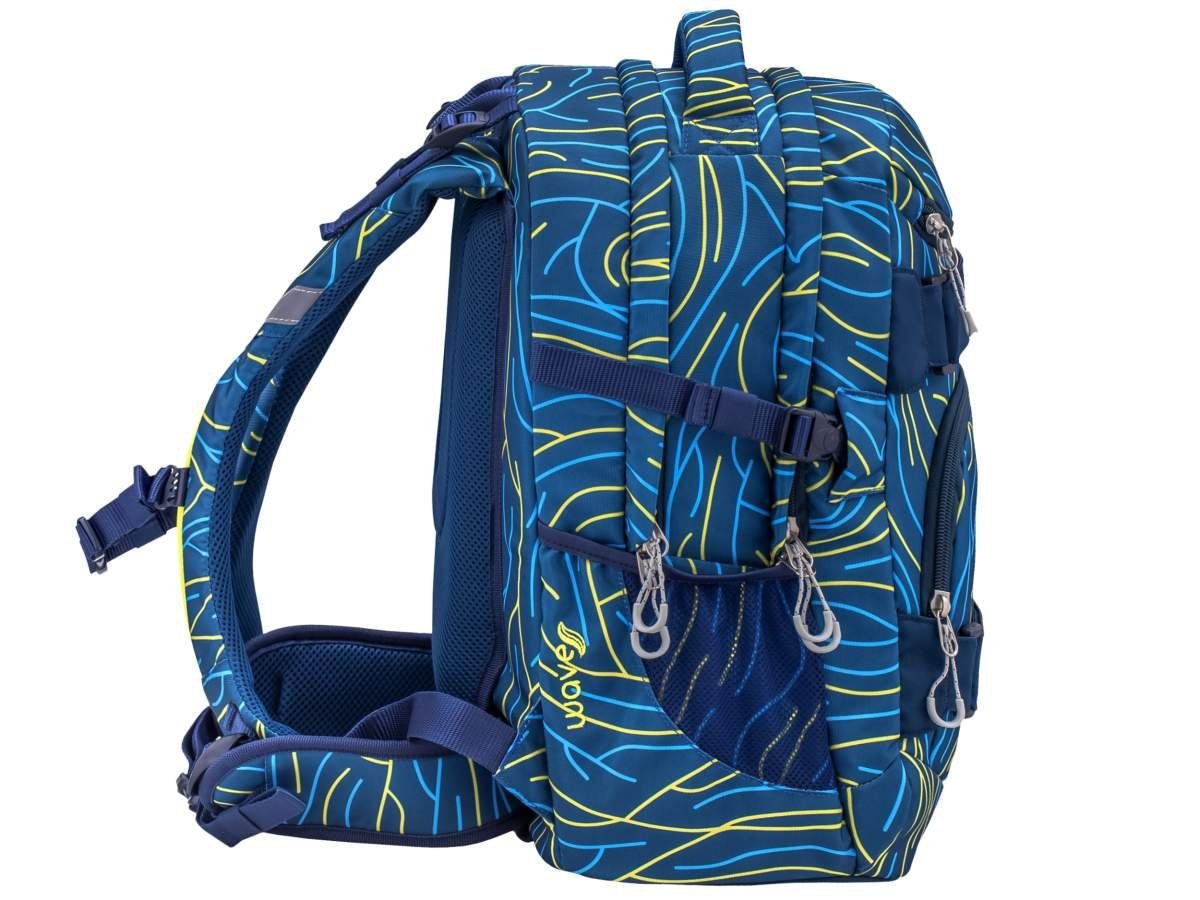 ab Yellow Schultasche, Jungen Wave Mädchen, weiterführende Schule, Infinity, Klasse, 5. Schulrucksack Lines