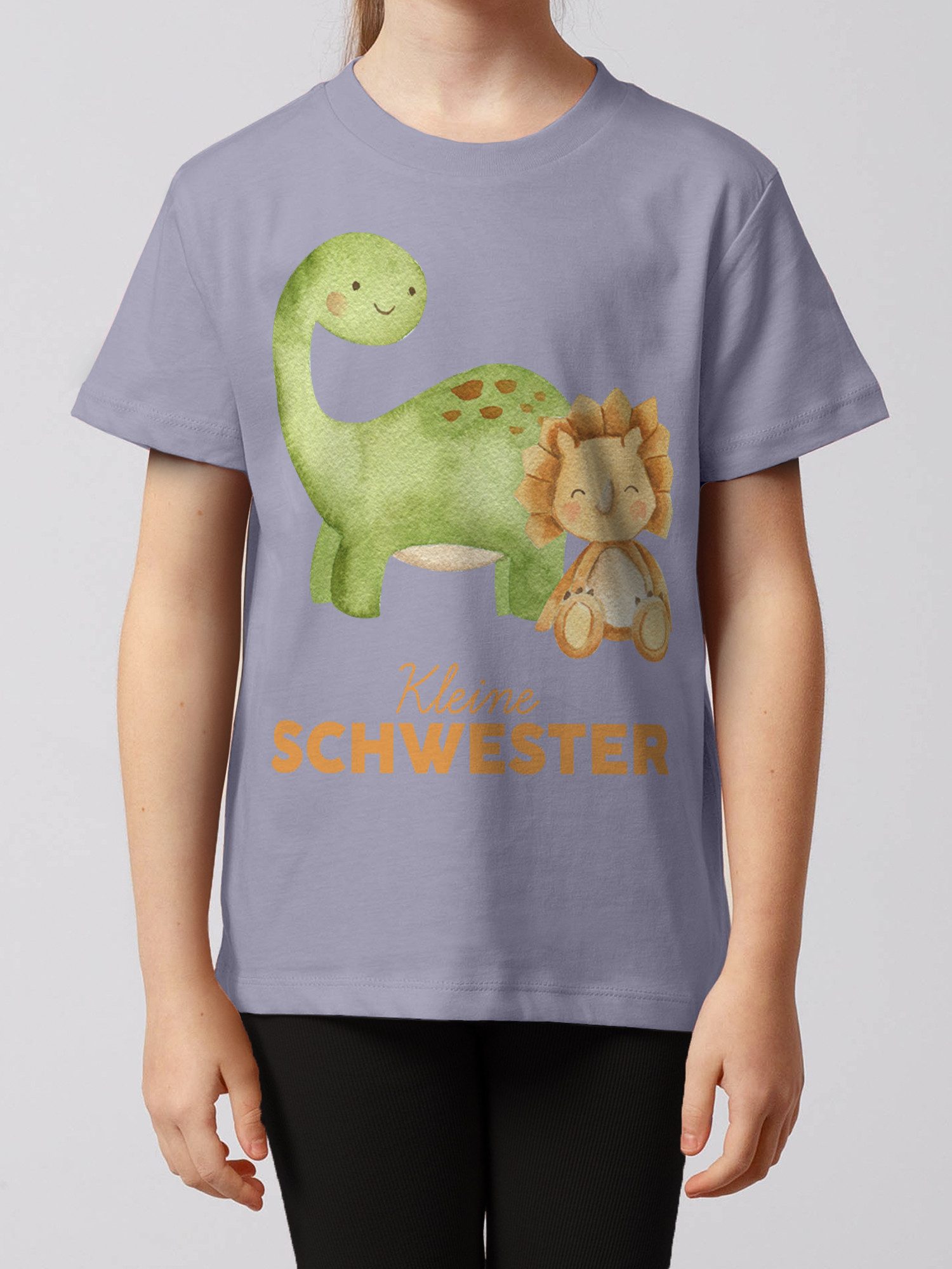wat? Apparel T-Shirt Dinosaurier 06 Kleine Schwester