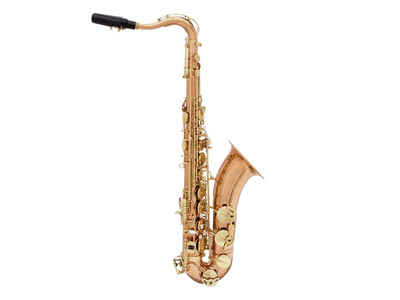 DIMAVERY Saxophon SP-50 B-Tenorsaxophon, gold, Inkl. Mundstück, Koffer und Zubehör