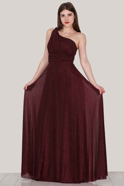 Modabout Abendkleid Langes Maxikleid Sommerkleid für Damen - NELB0553D8995BRD (1-tlg)