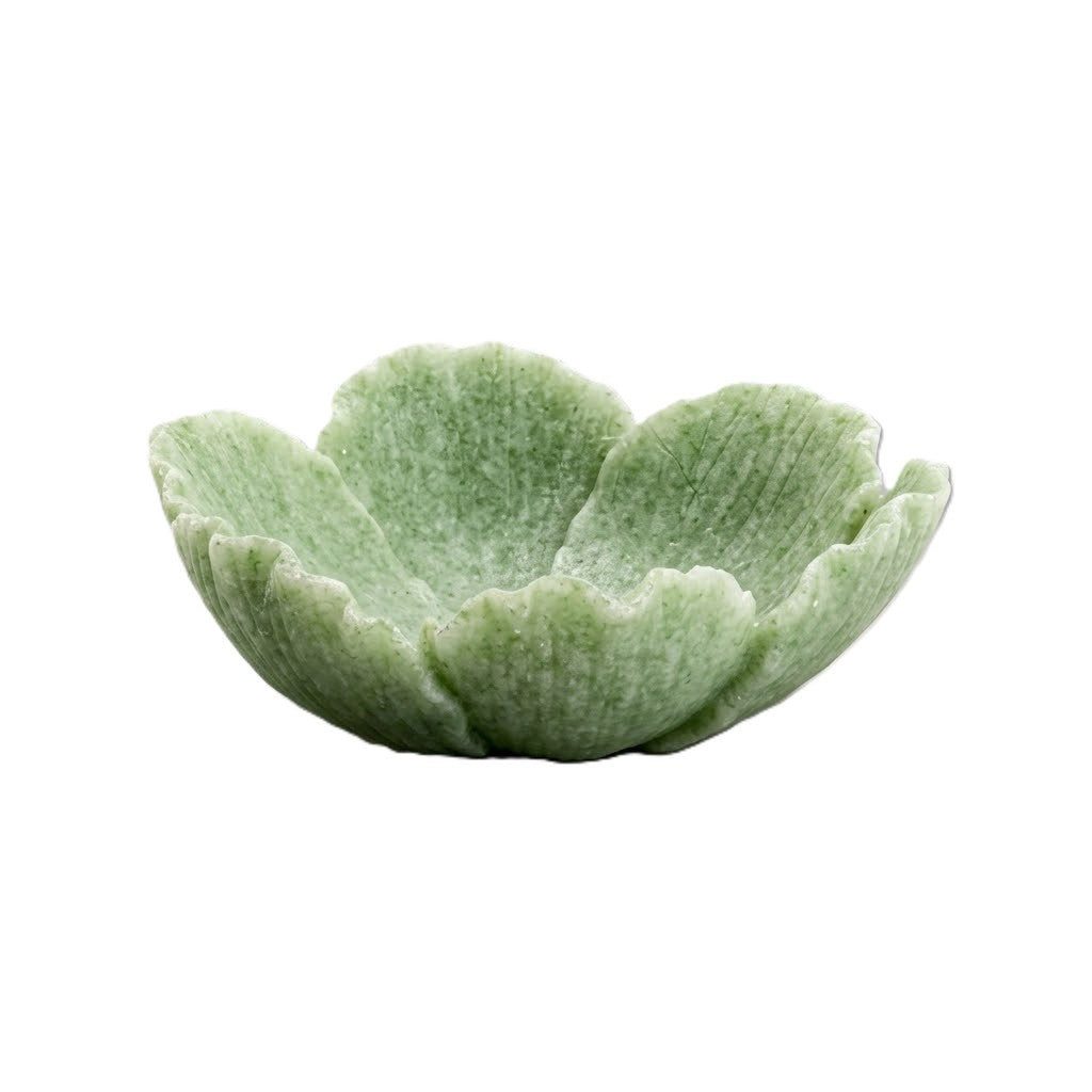 Dirk Davids Leuchten GmbH Dekoschale Deko Schale Obstschale Blatt Grün Ø20,5x7,5 cm