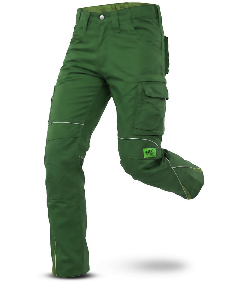 TMG International Arbeitshose Bundhose Cargohose Kultworker Herrenhose gerade und ergonomisch geschnitten - dehnbarer Hosenbund - bis Gr. 82