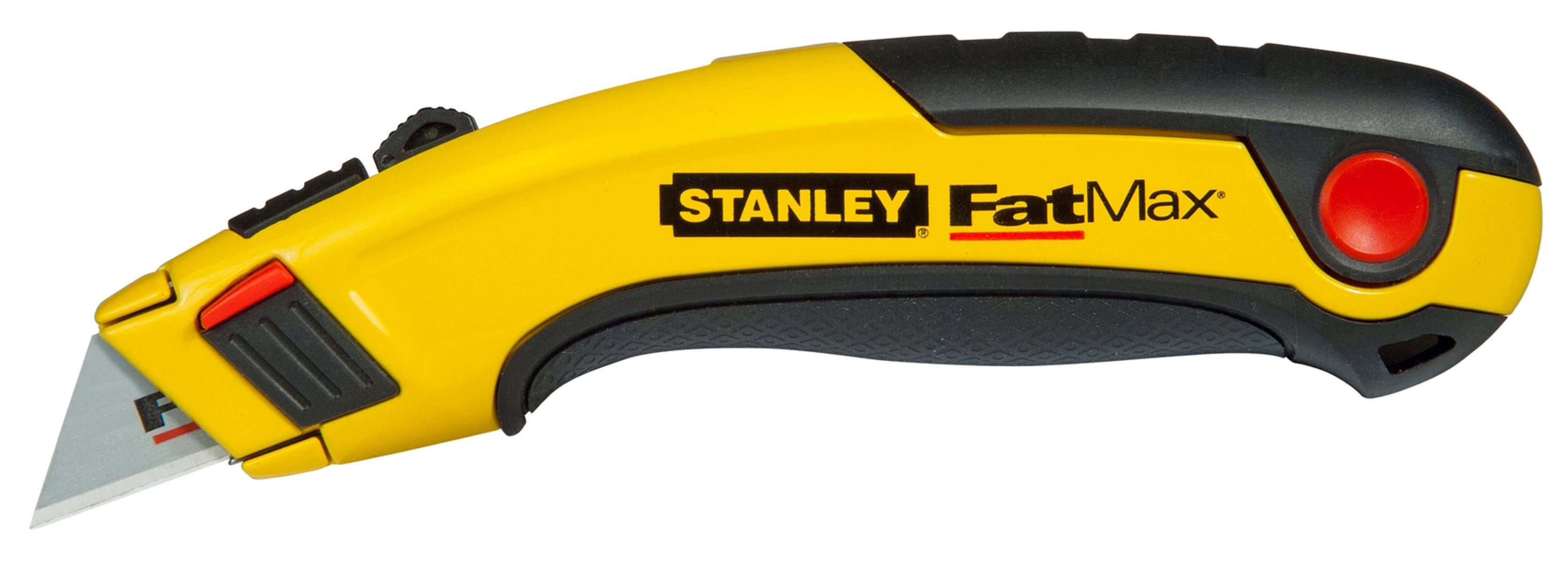 STANLEY Cuttermesser 0-10-778 Messer FatMax Länge 170 mm einziehbare Klinge, 5 Ersatzklingen | Cutter