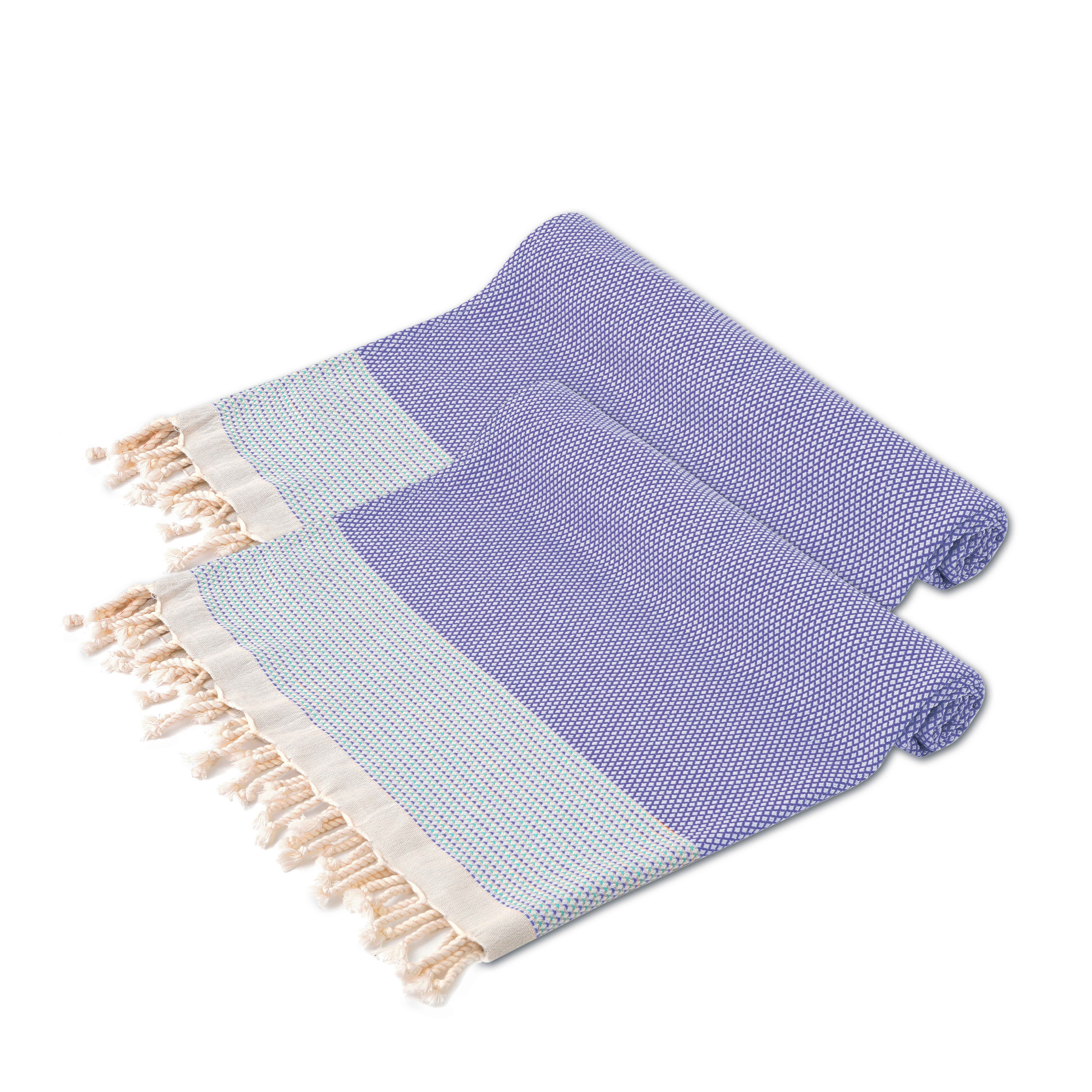 Turquoise Home Strandtuch Breeza XXL Strandtucher 100 x 200 cm 100% Baumwol günstig online kaufen