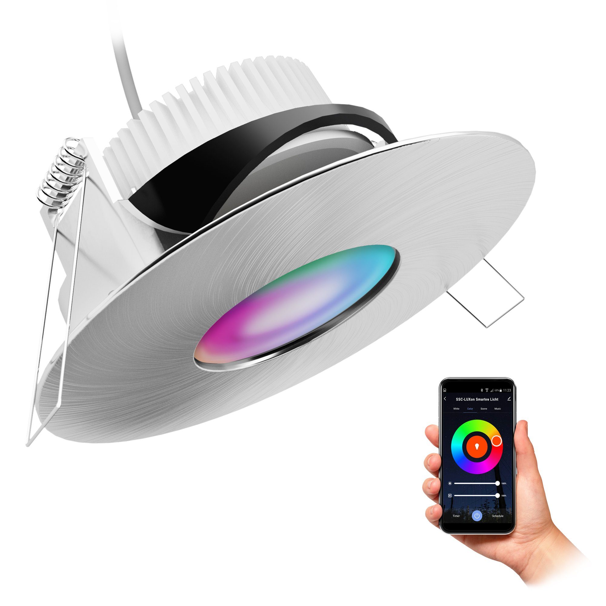 SSC-LUXon LED Außen-Deckenleuchte YOKU Einbauspot schwenkbar günstig online kaufen