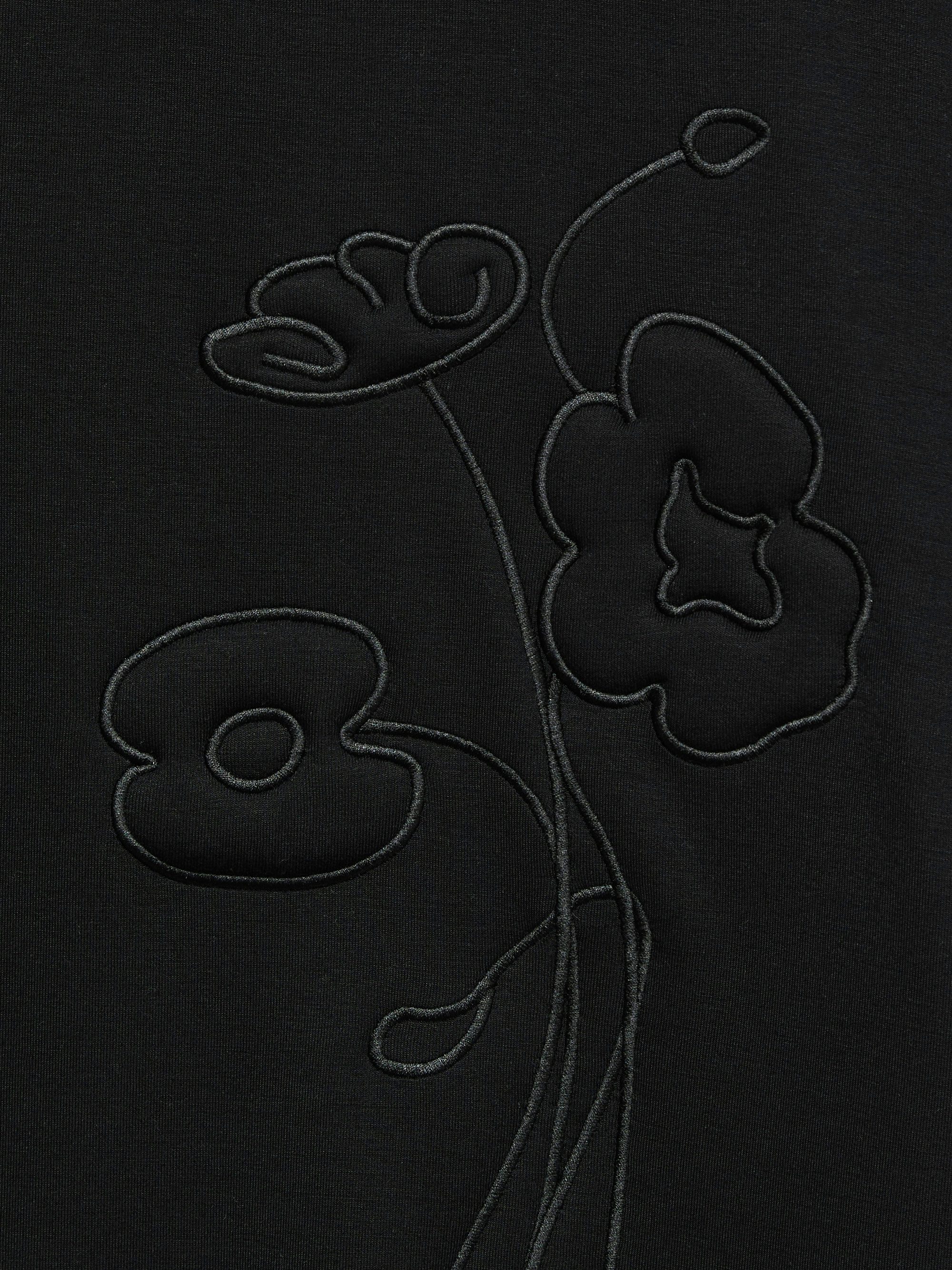 Vero Moda Kurzarmshirt VMHALI SS EMBROIDERY TOP JRS Viskosemischung – Bild 3 von 3