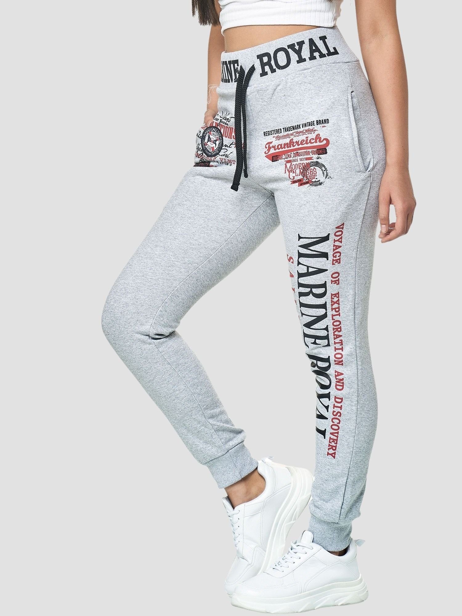 Sweatpants, 3629 Männer Sweatpants Jogginghose Herren Casual (Sporthose Freizeit 1-tlg) Trainingshose Fitness Trainingshose Sporthose Grau Kayna John Jogginghose