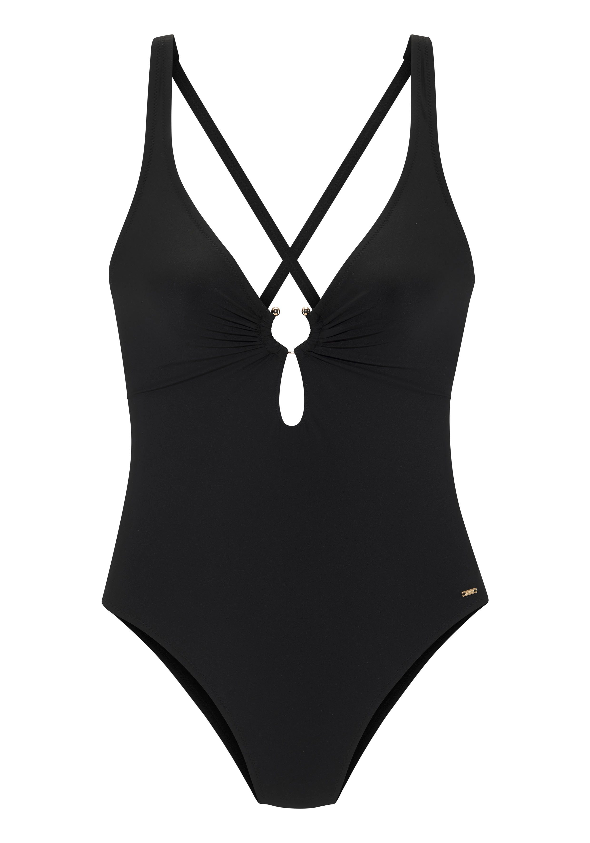 French Connection Badeanzug mit Zierring günstig online kaufen