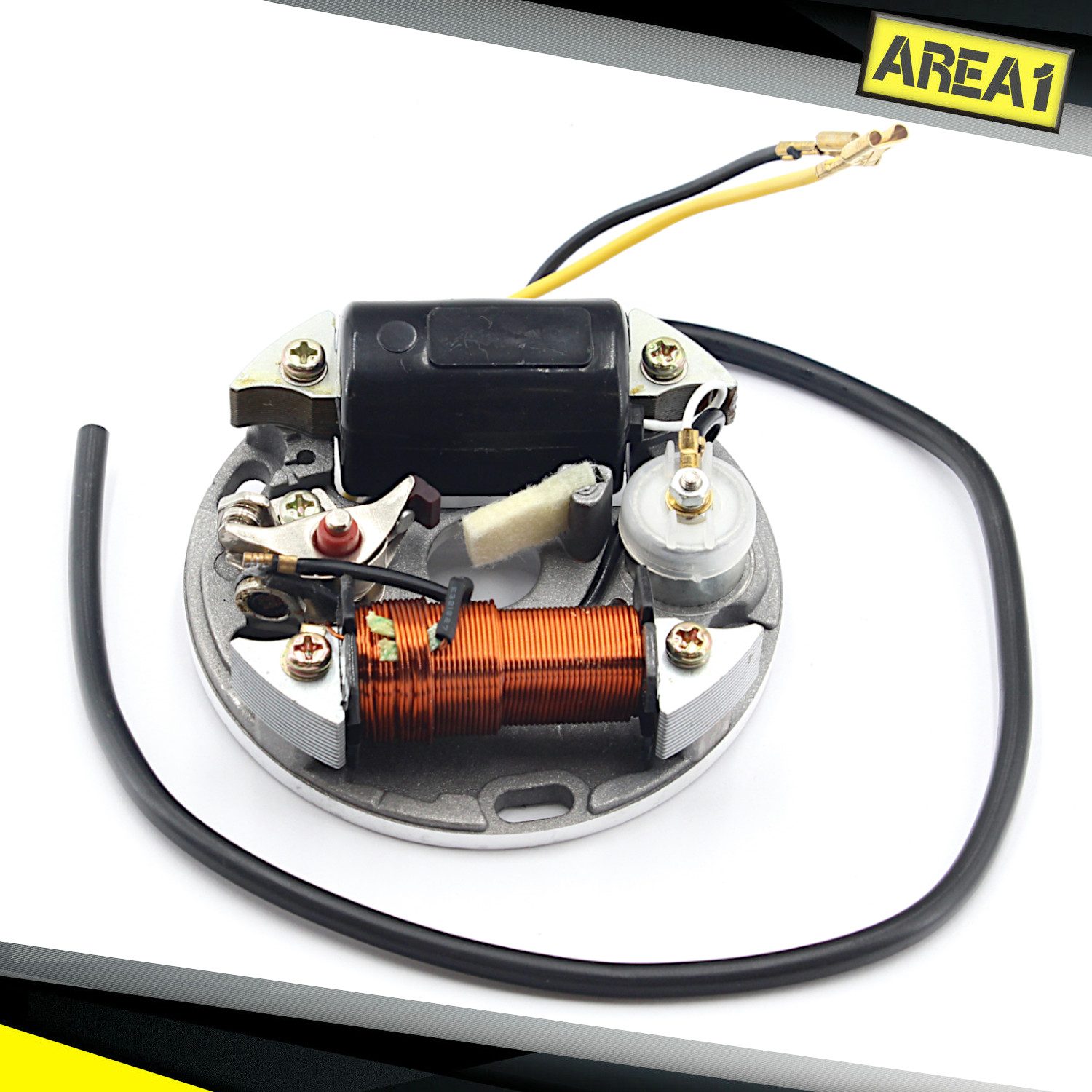 Area1 Регулятор генератора Lichtmaschine 6V 17W Zündung, Zündspule Sator Unterbrecher Mofa Moped