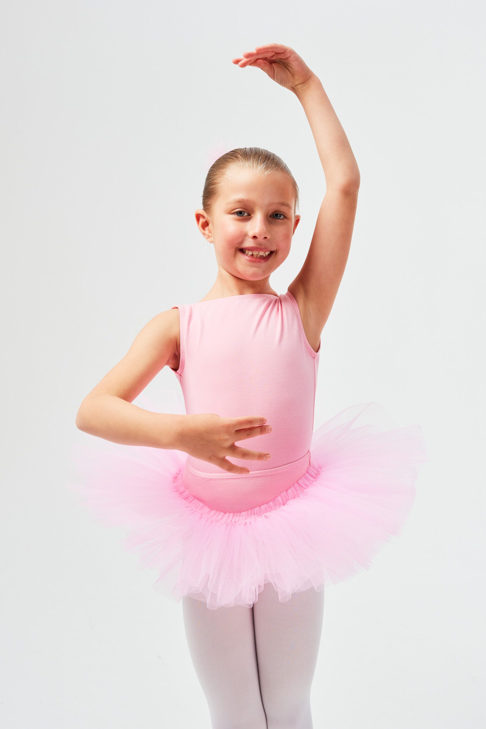 tanzmuster Tüllrock Ballett Tuturock Pia Tutu Ballettrock aus Tüll mit Bund aus Baumwolle