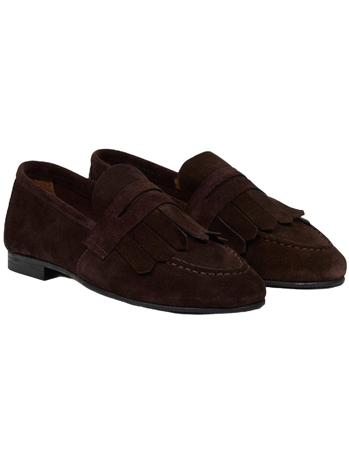 Desa DESA Damen-Slipper, luxuriöses Wildleder, Basics für Frühling/Sommer, Loafer
