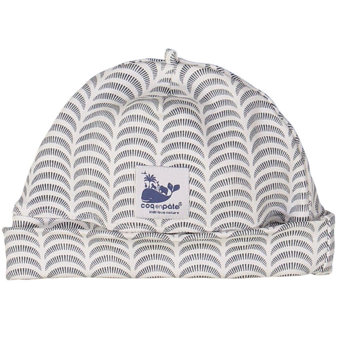 COQ EN PATE Erstlingsmütze Babymütze mit tollen Farben und Muster Größe: 43-49 cm