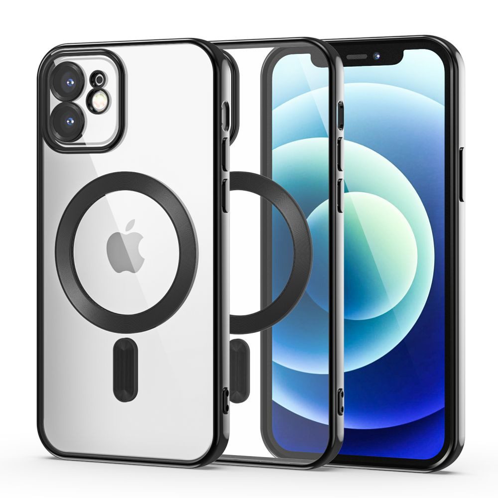 TECH PROTECT Handyhülle Schutzhülle Magnethülle Smartphoneschutz 6,1 Zoll, MagSafe, Kameraschutz, Airbag-Ecken