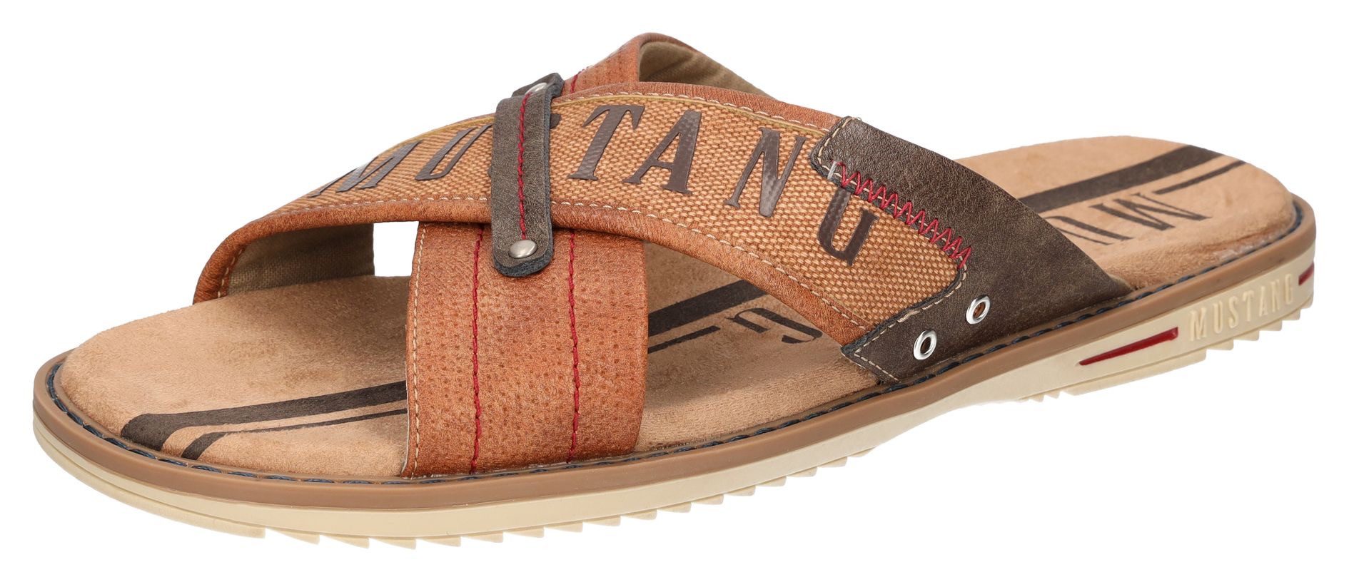 Mustang Shoes Pantolette, Sommerschuh, Schlappen, Poolslides, günstig online kaufen