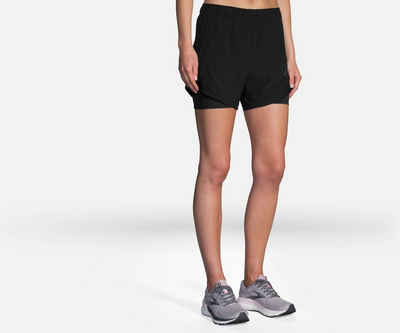 Brooks Laufhose Chaser 5 2-in-1 Short BLACK