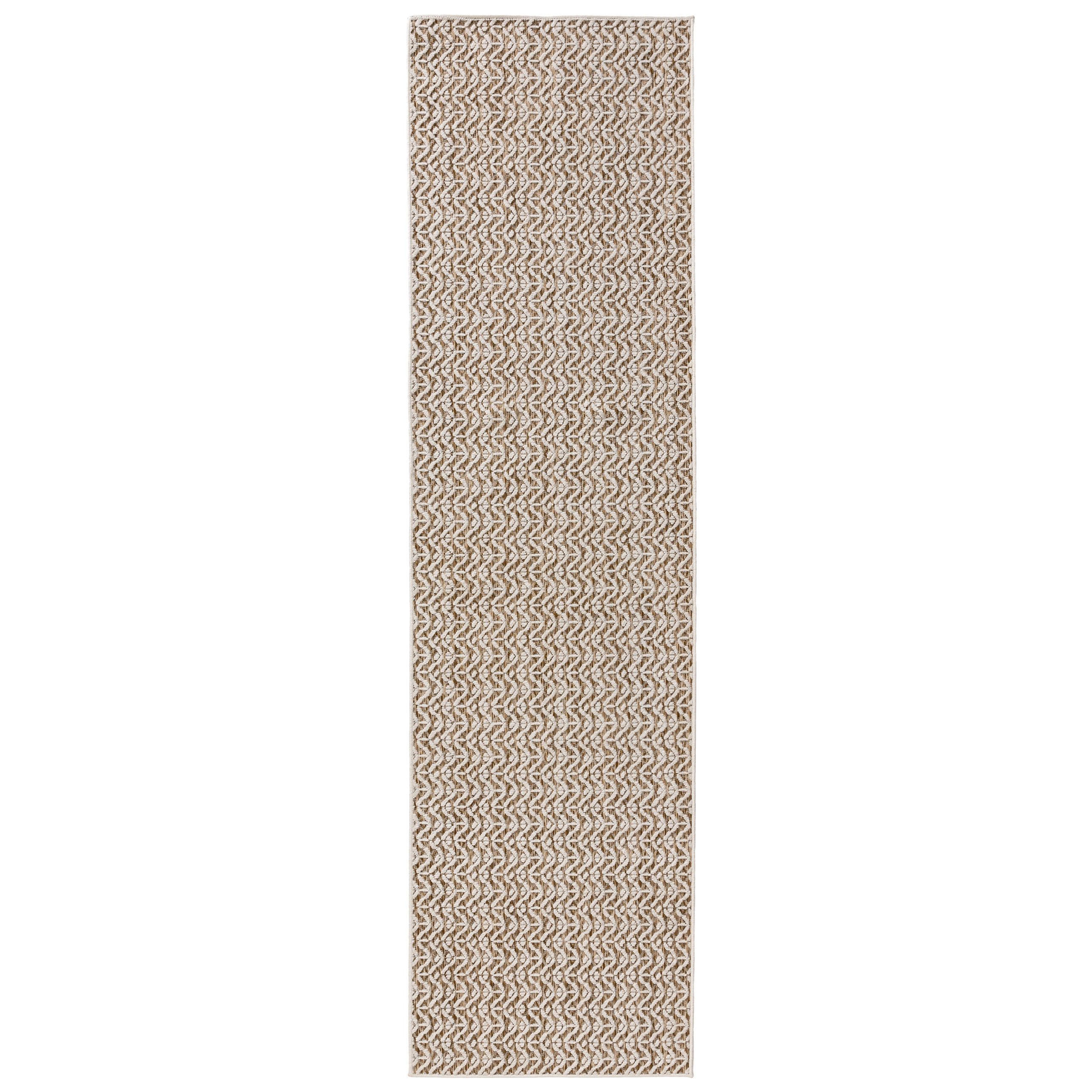 Interiyou Outdoorteppich Kano, Rechteckig, Höhe: 5 mm, Teppich für draußen, Garten, Terrasse, Küchenteppich, Wetterfest